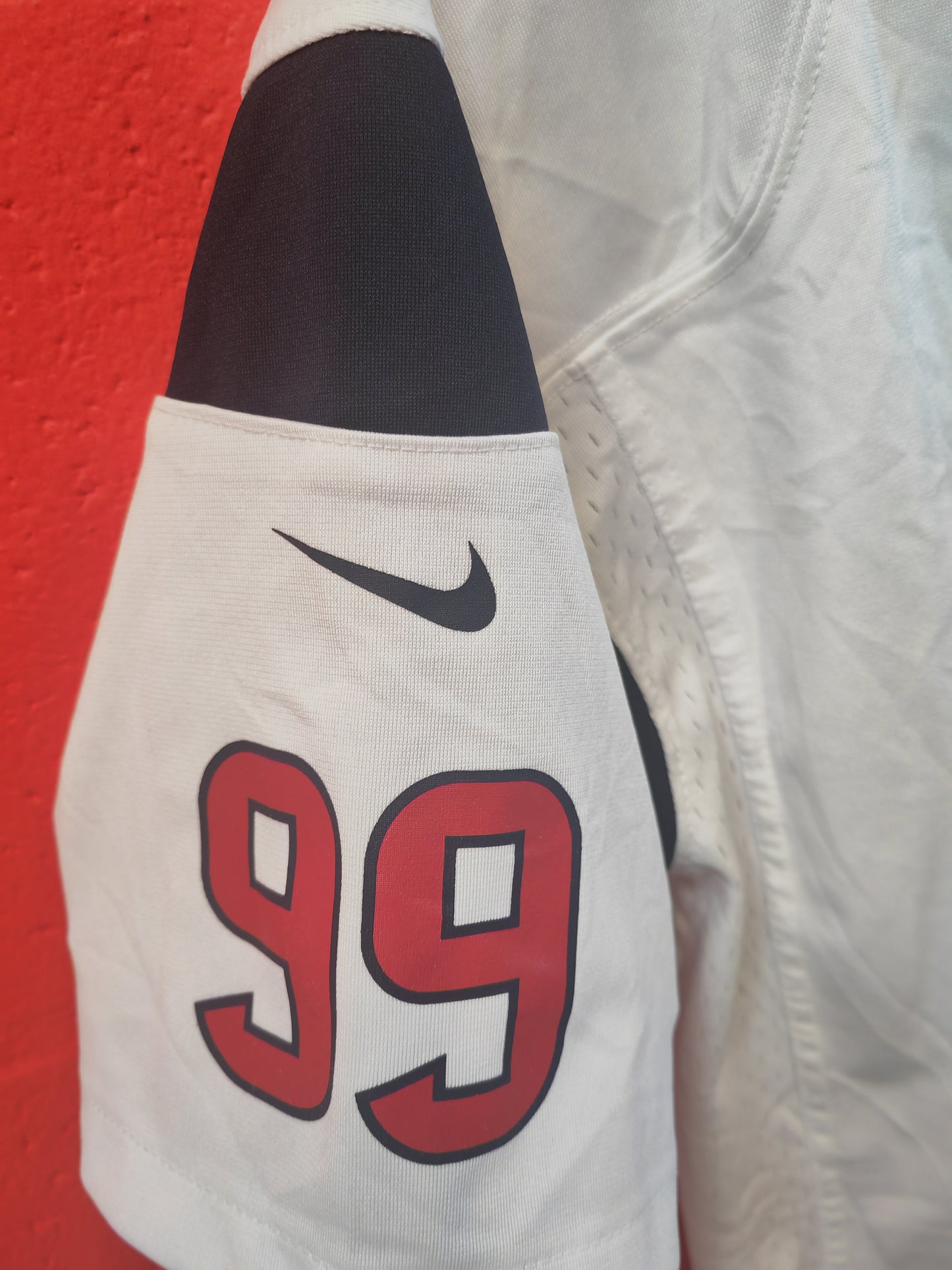 Youth Nike Houston Texans NFL Jersey, #99 Watt, White, Size YL