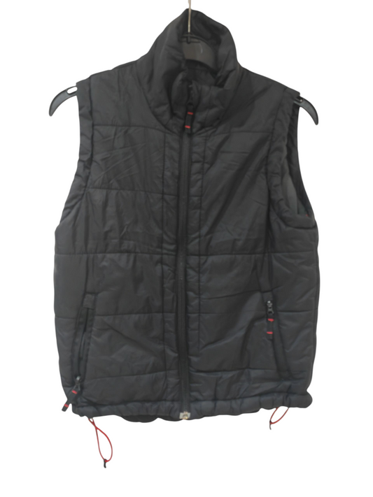 Youth Tog 24 Gilet, Full Zip, Black, Size 11-12 Years