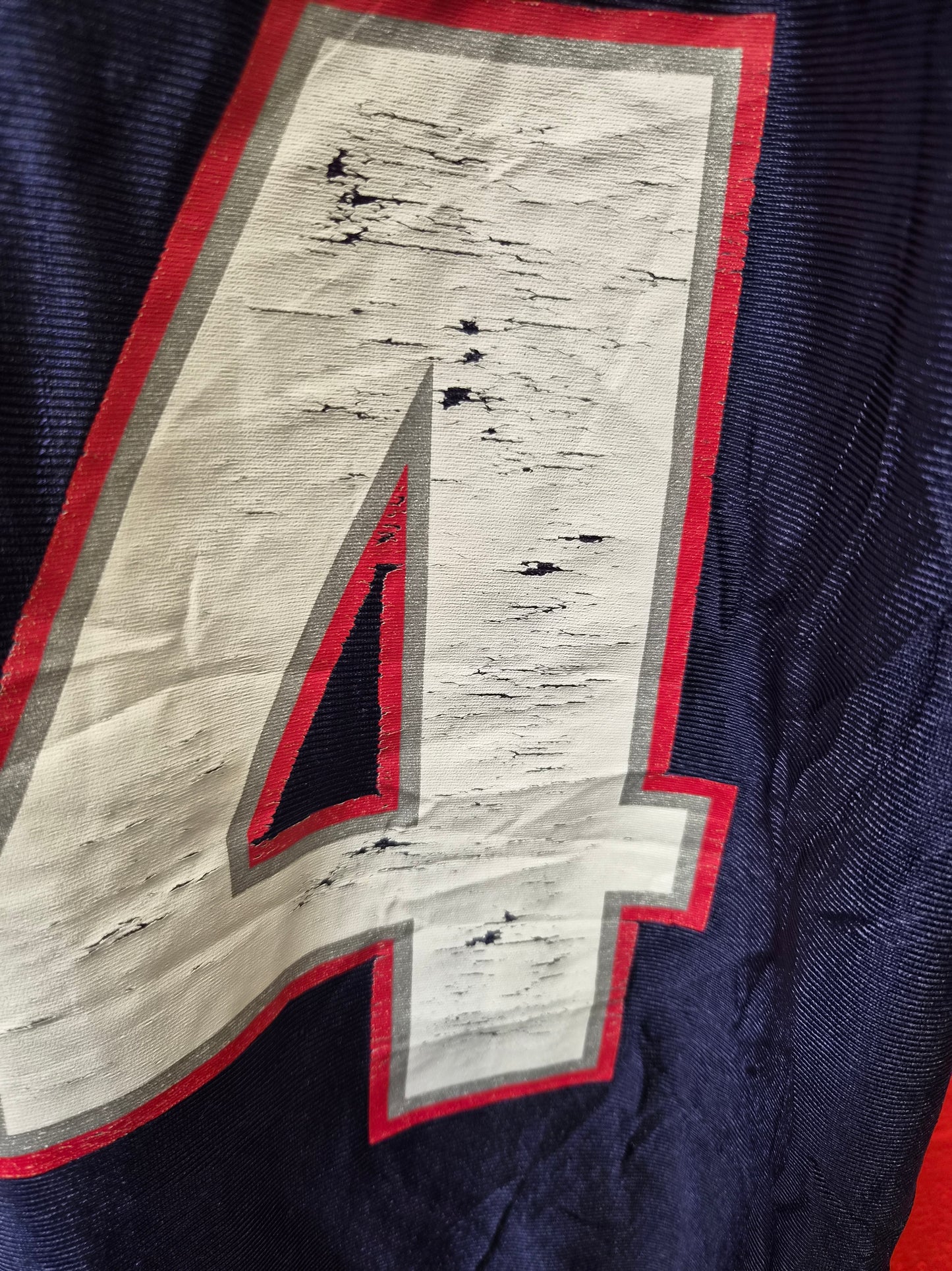 NFL New England Patriots Jersey, #54 Bruschi, Navy, Size Medium