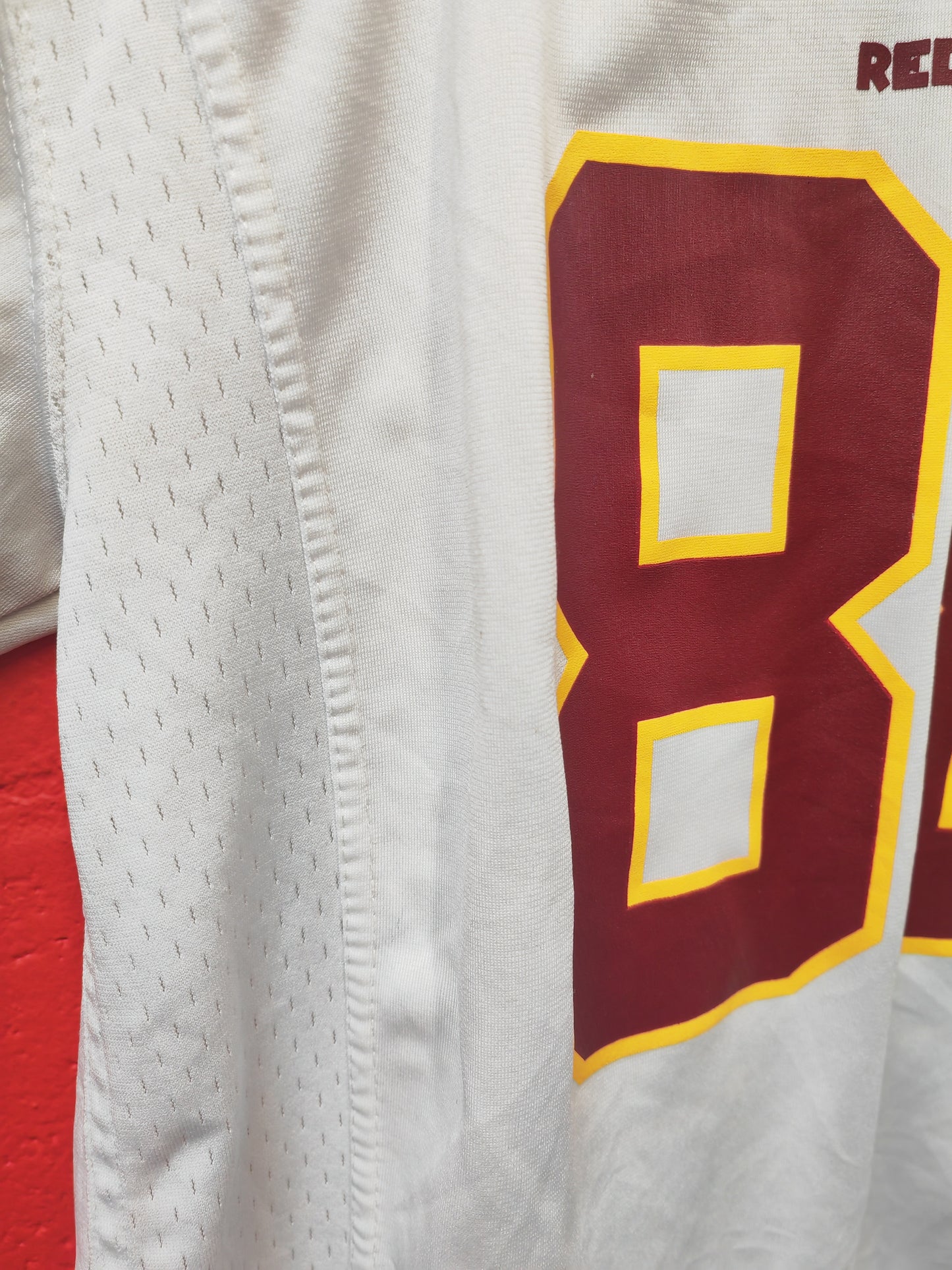 Youth Nike Washington Redskins/Commanders NFL Jersey, #88 Garcon, White, Size YL