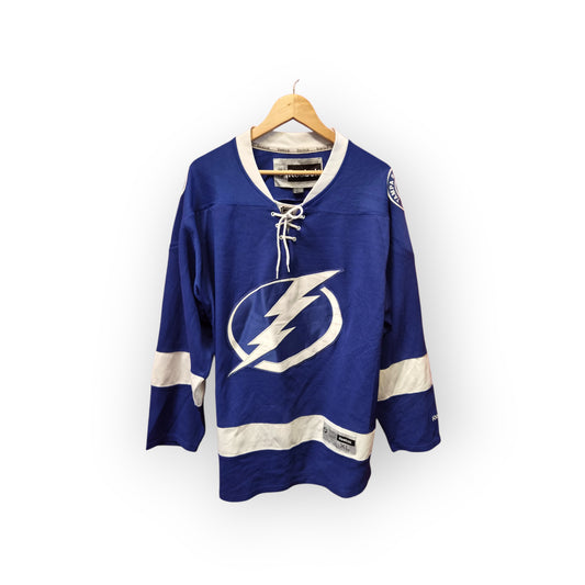 Reebok Tampa Bay Lightning NHL Jersey, Blue, Size XL