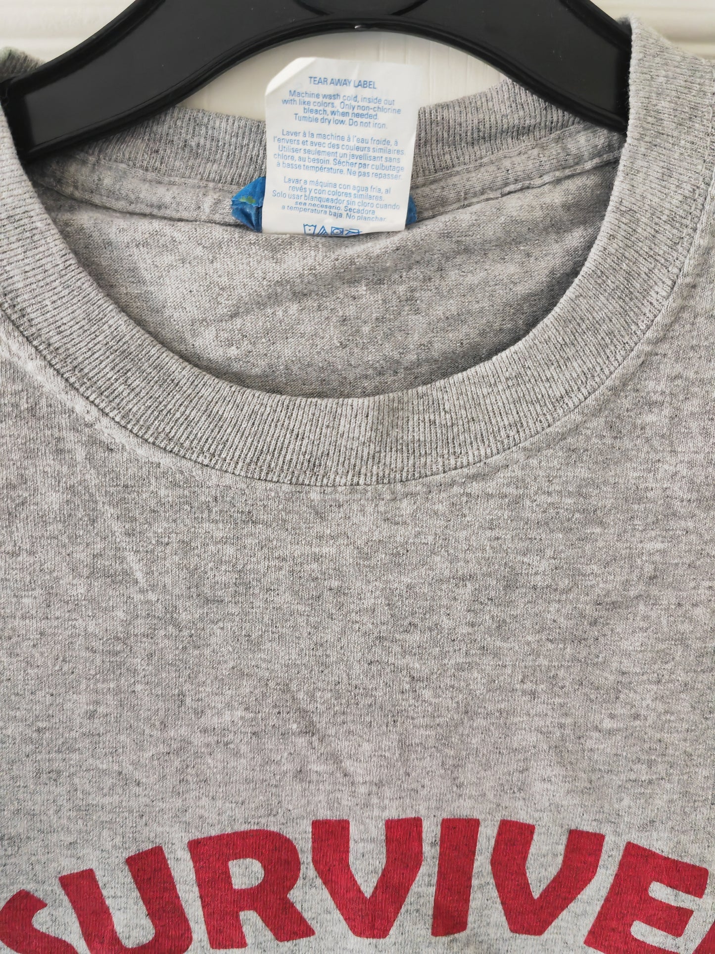 Port & Company Jason Lee Elementary Short Sleeve T Shirt, Grey, Size Small