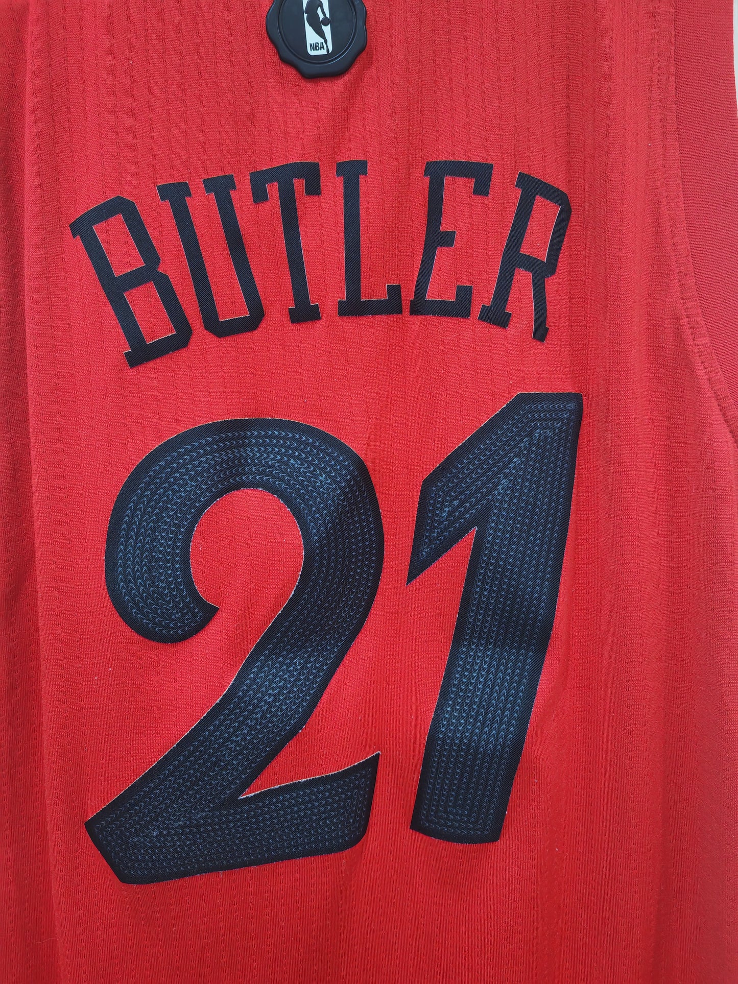 Adidas Chicago Bulls NBA Xmas Day Jersey, #21 Butler, Red, Size Medium