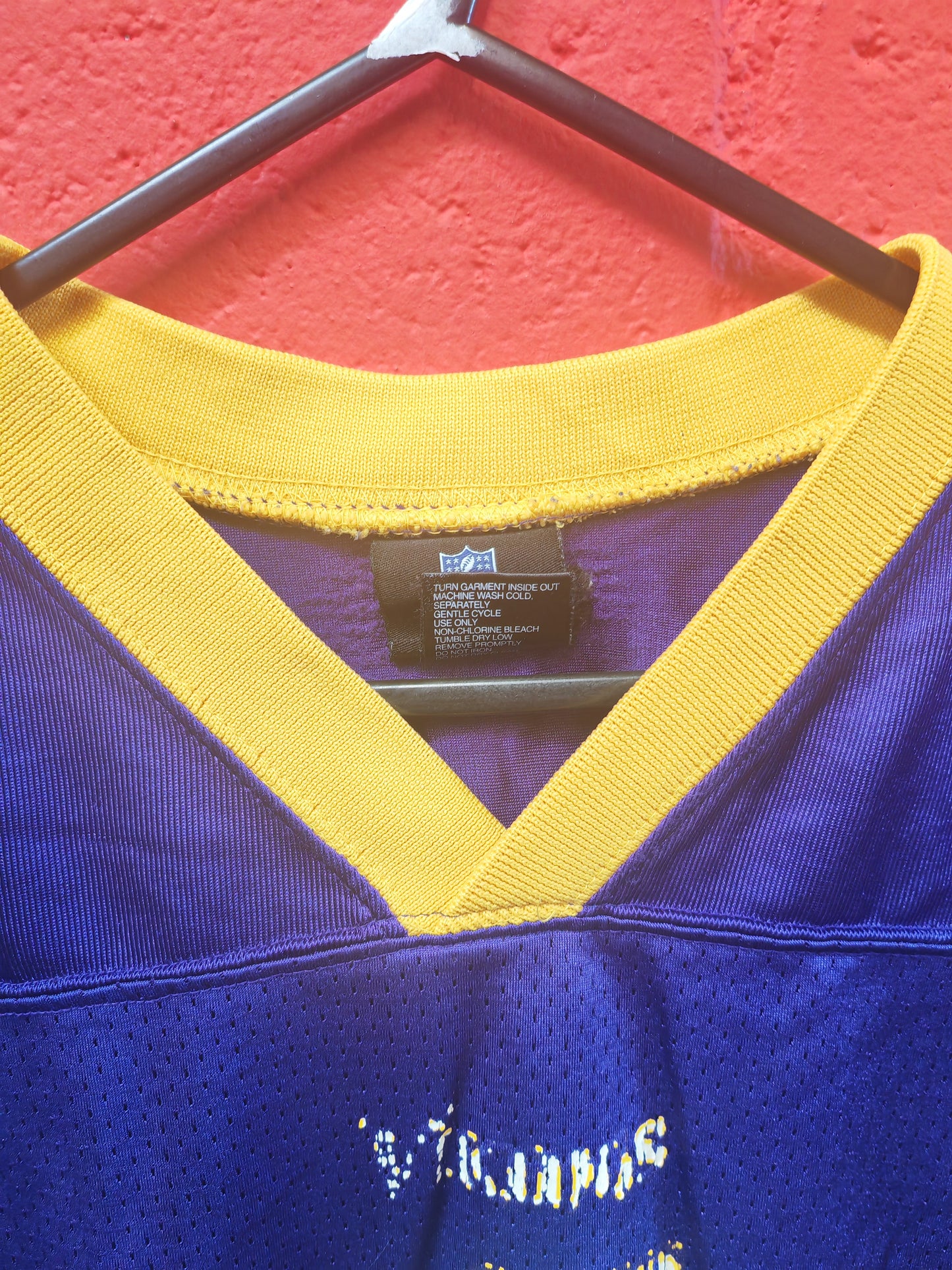Youth Reebok Minnesota Vikings NFL Jersey, #4 Favre, Purple, Size YXL