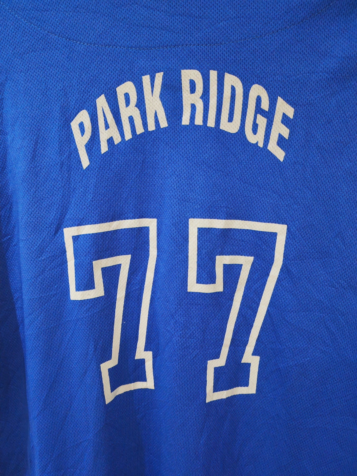 Majestic Park Ridge Baseball & Softball 'Sox' Baseball Jersey, #77, Size Medium