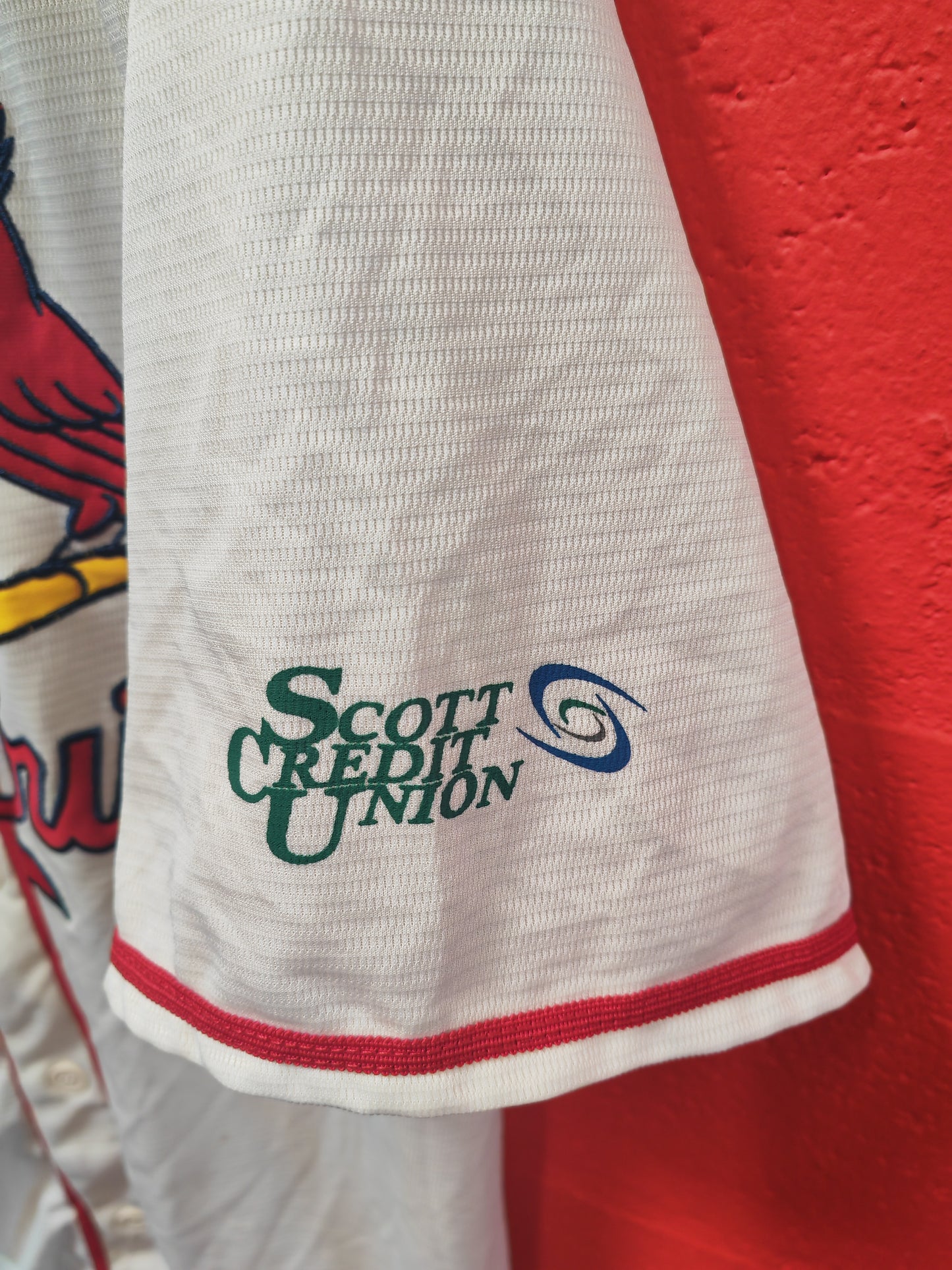 St Louis Cardinals Branded MLB Jersey, Off White/Cream, Size XL
