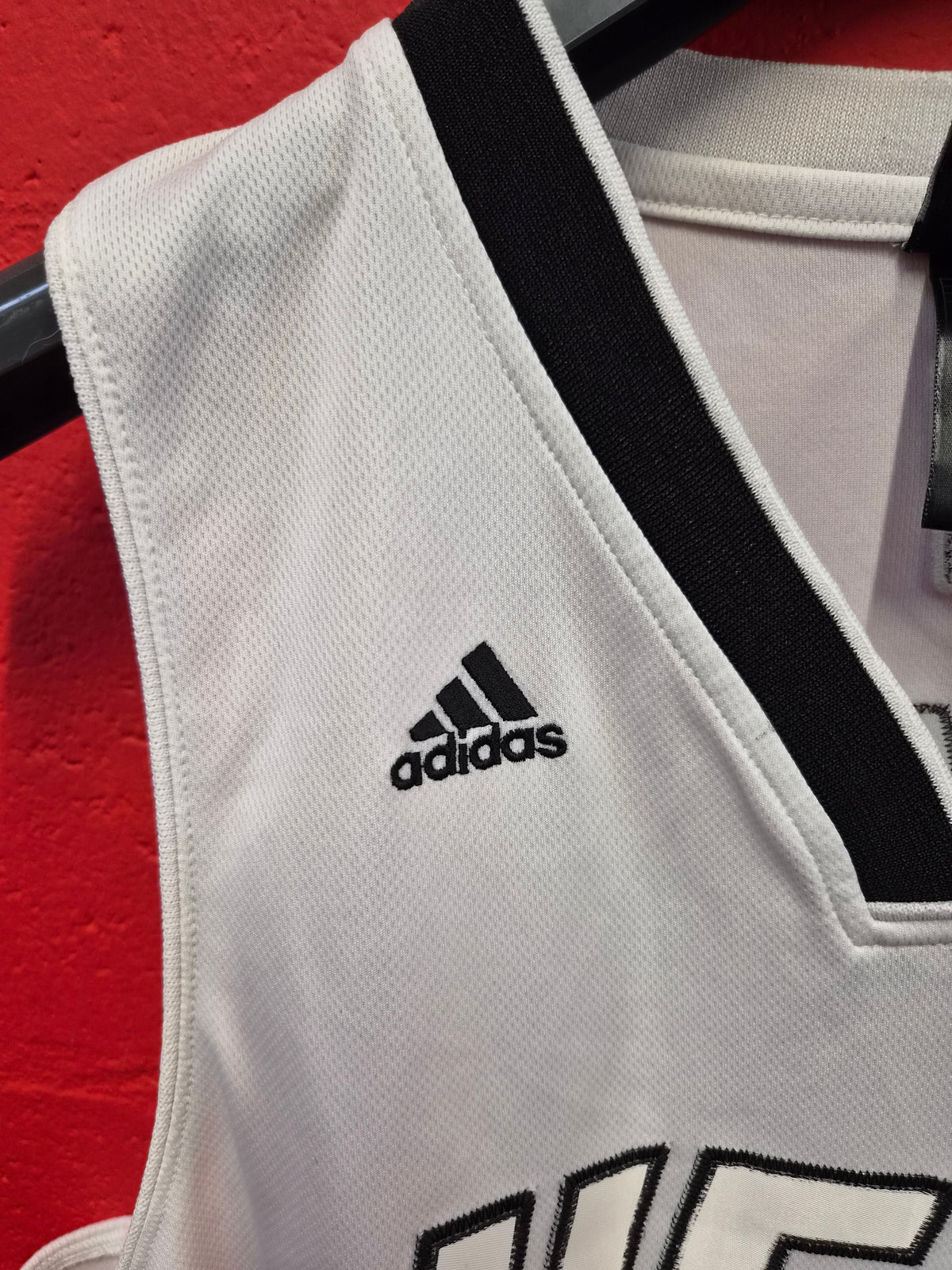 Adidas Miami Heat NBA White Hot Jersey, #6 James, White, Size L+2 Length