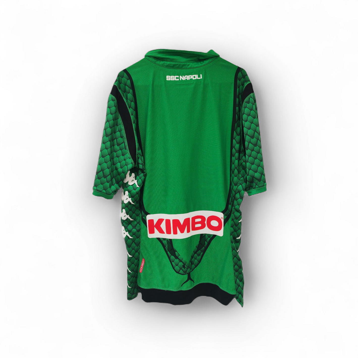 Kappa Napoli Short Sleeve Goalkeeper Shirt, Green, Size Large