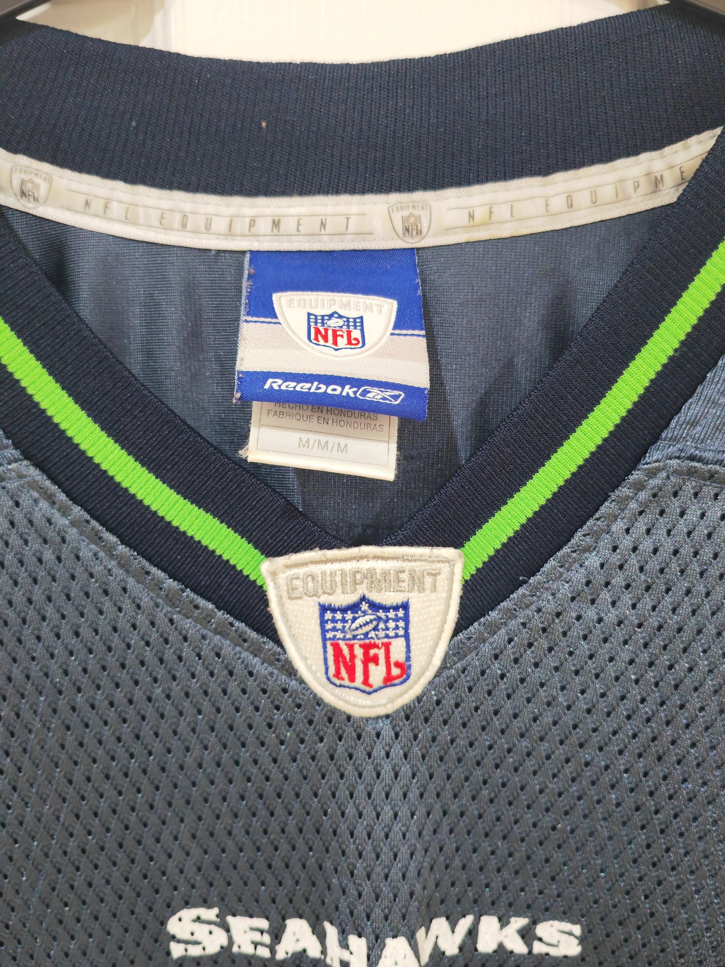 Reebok Seattle Seahawks NFL Jersey, #37 Alexander, Blue/Grey, Size Medium