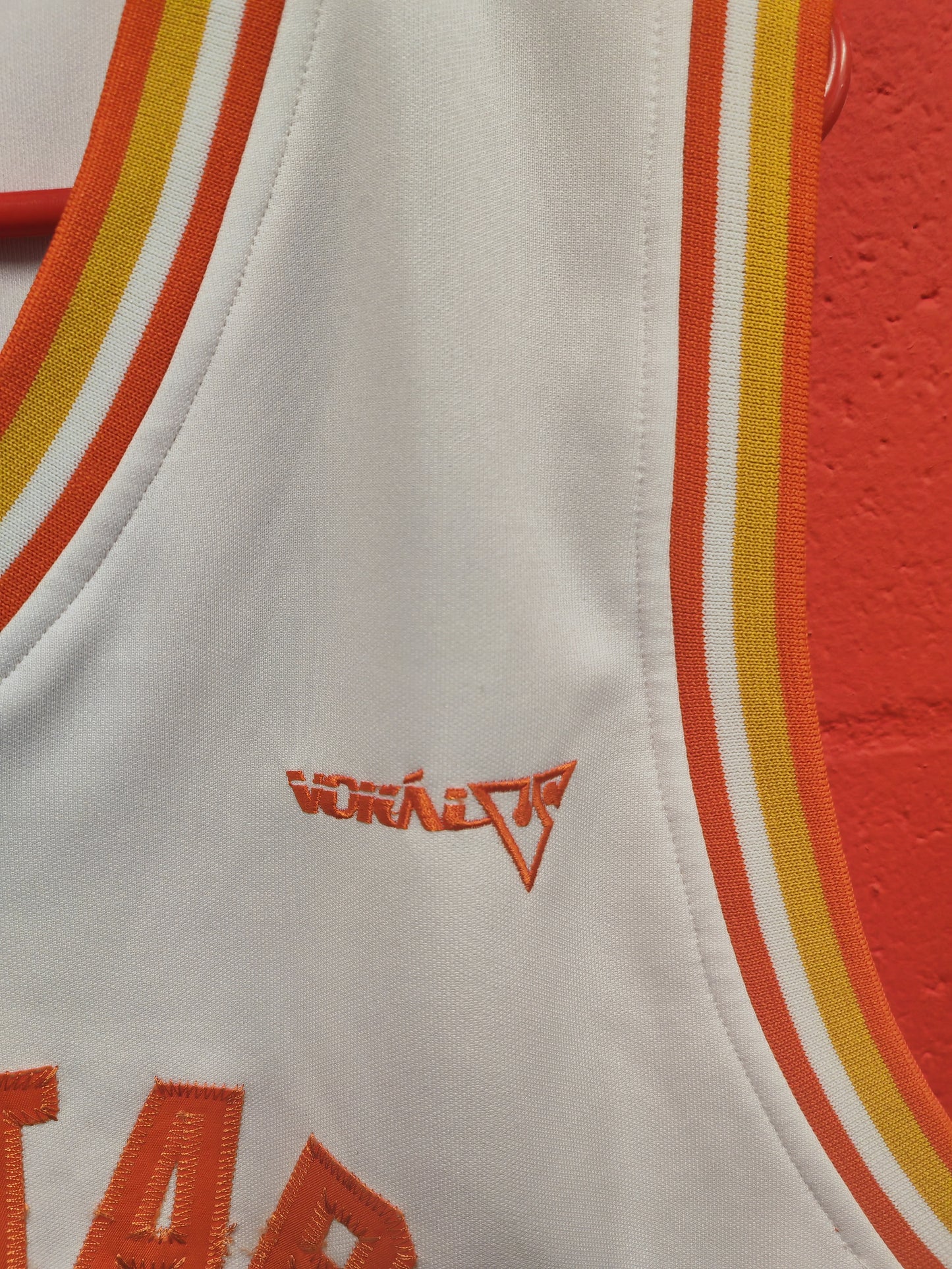 Vokal East Allstars Basketball Jersey Style Tank Top, White, Size Medium