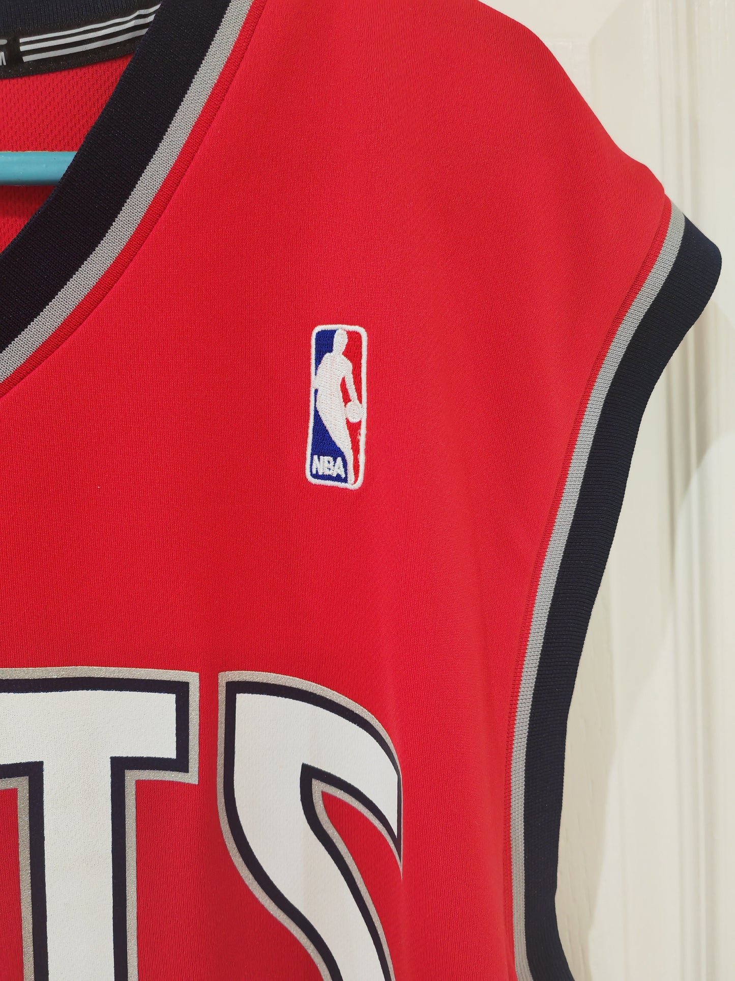 Adidas New Jersey Nets NBA Basketball Jersey, #5 Kidd, Red, Size Medium