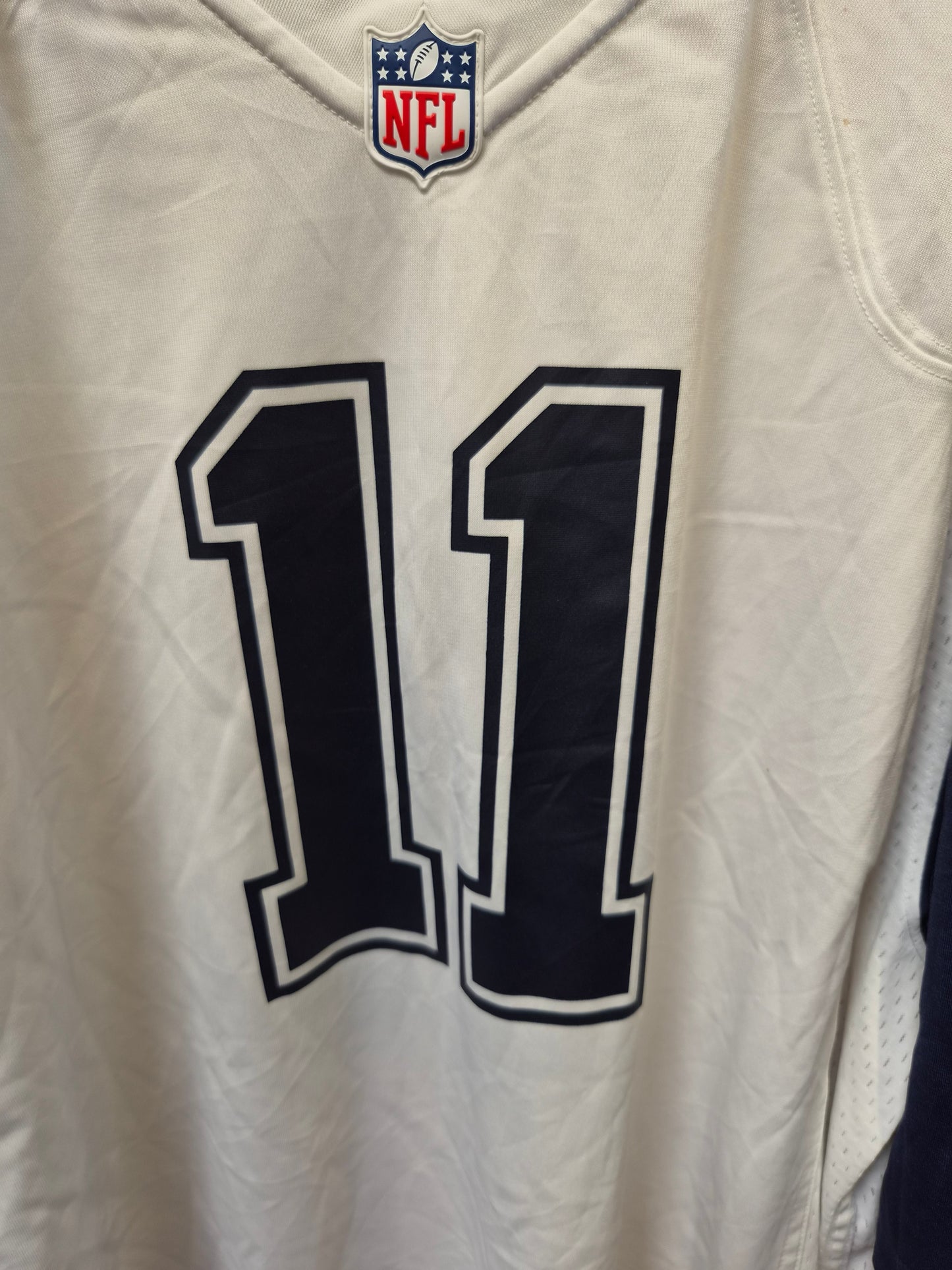 Nike Dallas Cowboys NFL Jersey, #11 Parsons, White/Navy, Size XXXL