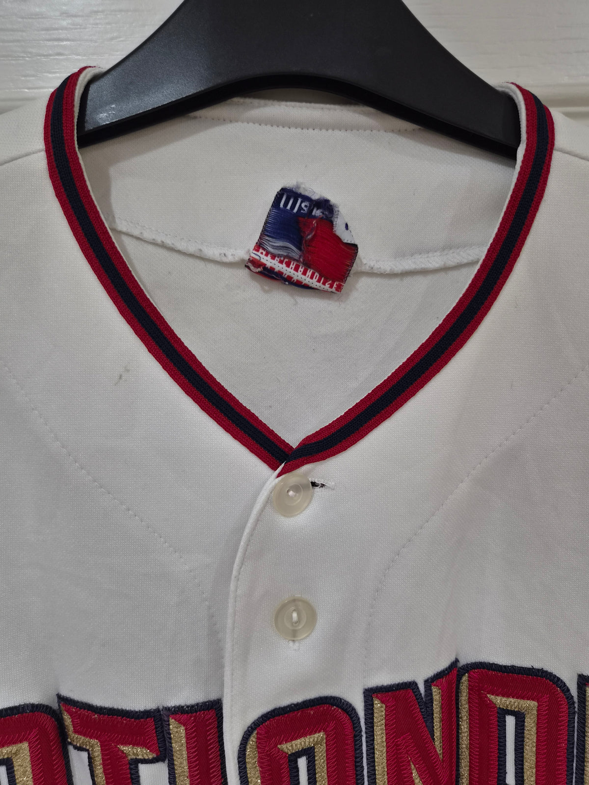 Majestic Washington Nationals MLB Jersey, White, Size XXL