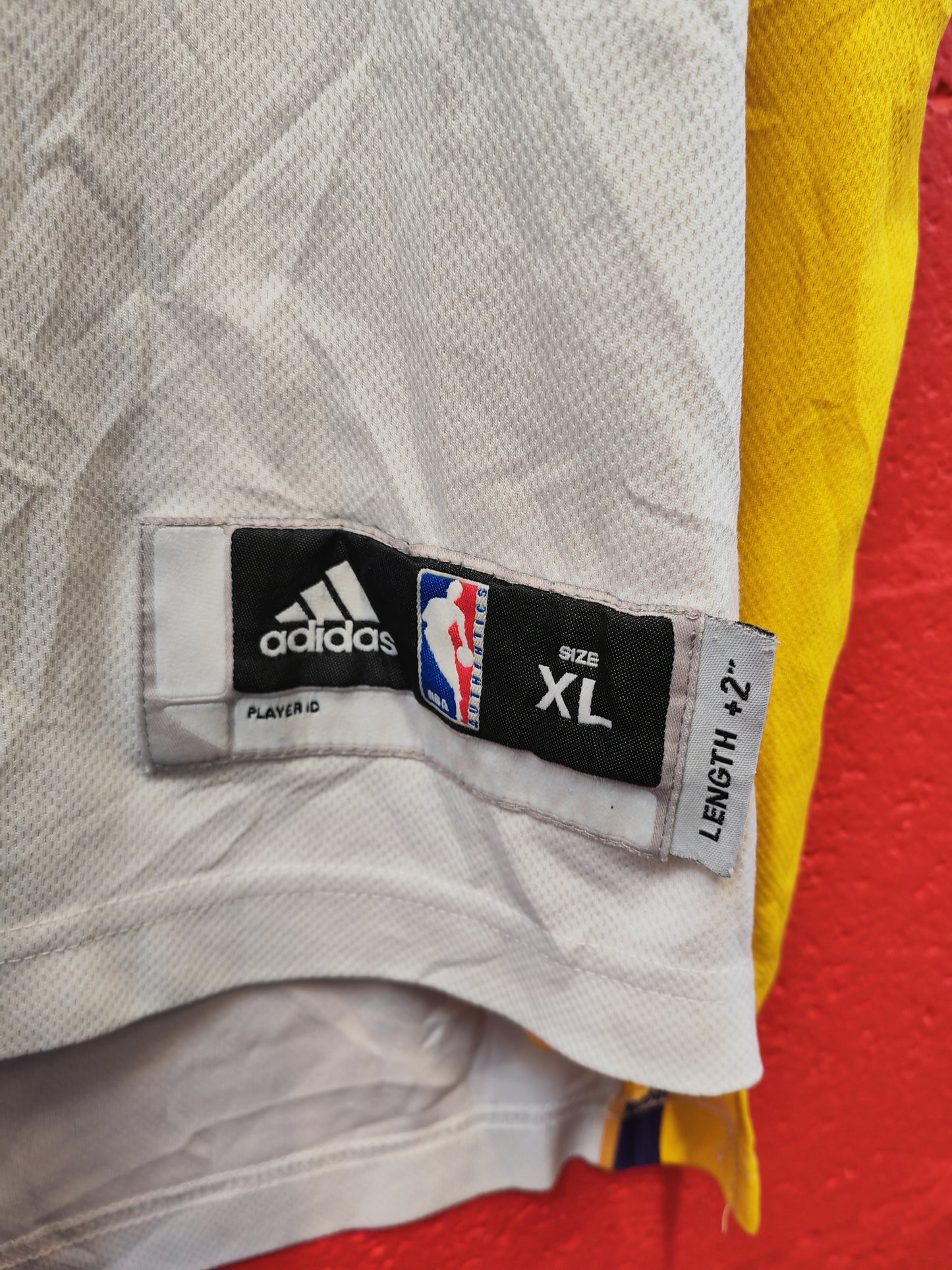 Adidas Los Angeles Lakers NBA Jersey, #10 Nash, White, Size XL