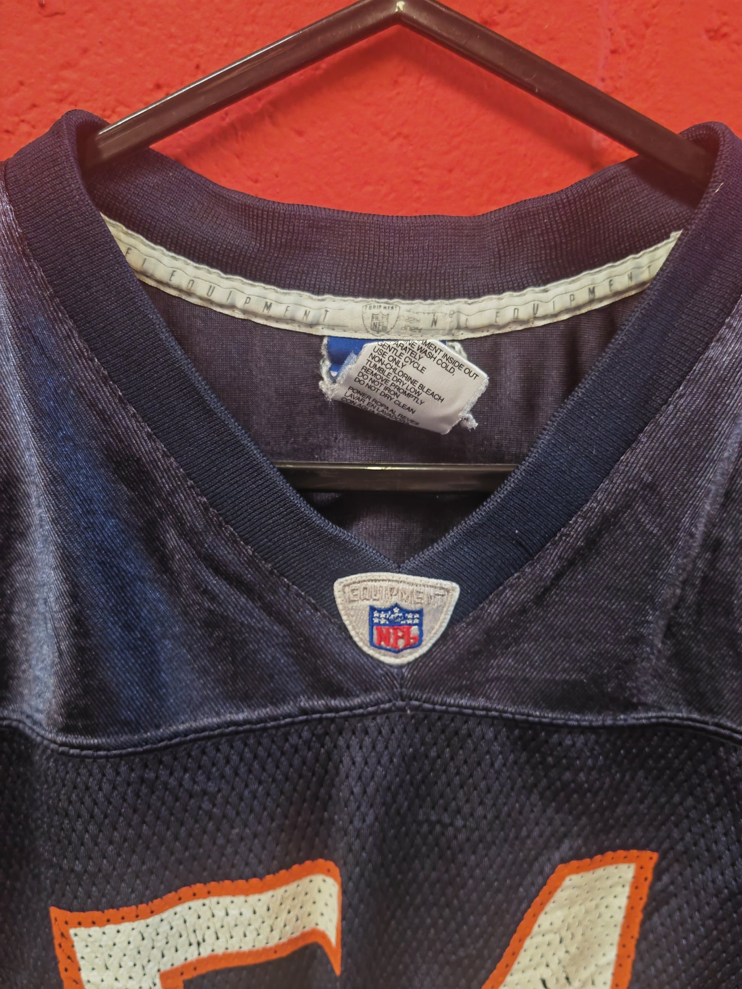 Youth Reebok Chicago Bears NFL Jersey, #54 Urlacher, Navy, Size YL