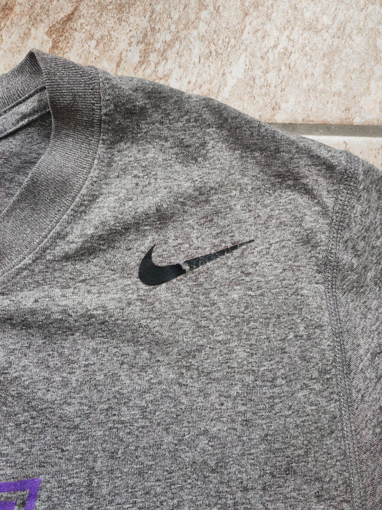 Nike Dri Fit University Of Montevallo Soccer T Shirt, Grey, Size Small