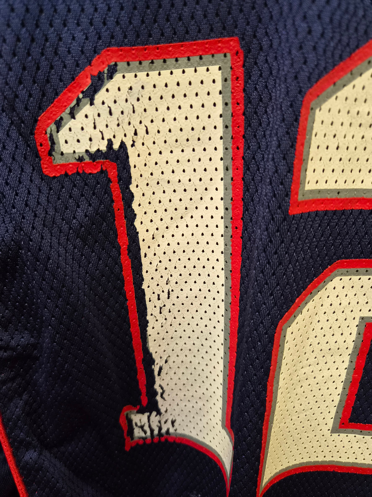 Youth Reebok New England Patriots NFL Jersey, #12 Brady, Navy, Size YL