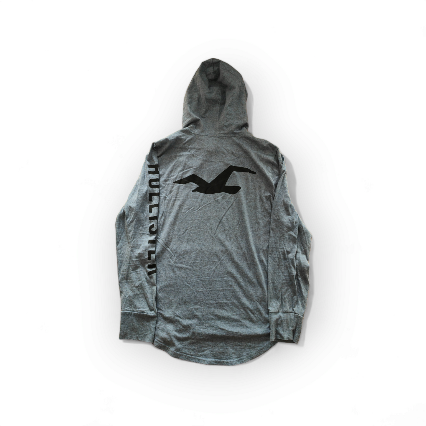 Hollister Lightweight Pullover Hoodie, Blue, Size Medium