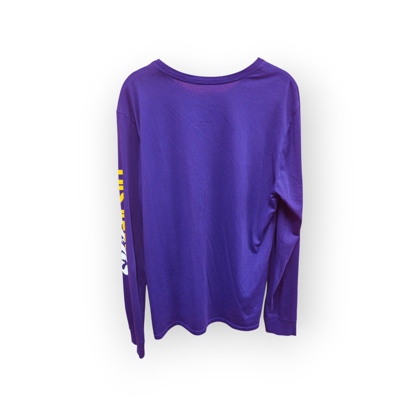 Nike Dri Fit Los Angeles Lakers NBA Long Sleeve T Shirt, Purple, Size Medium