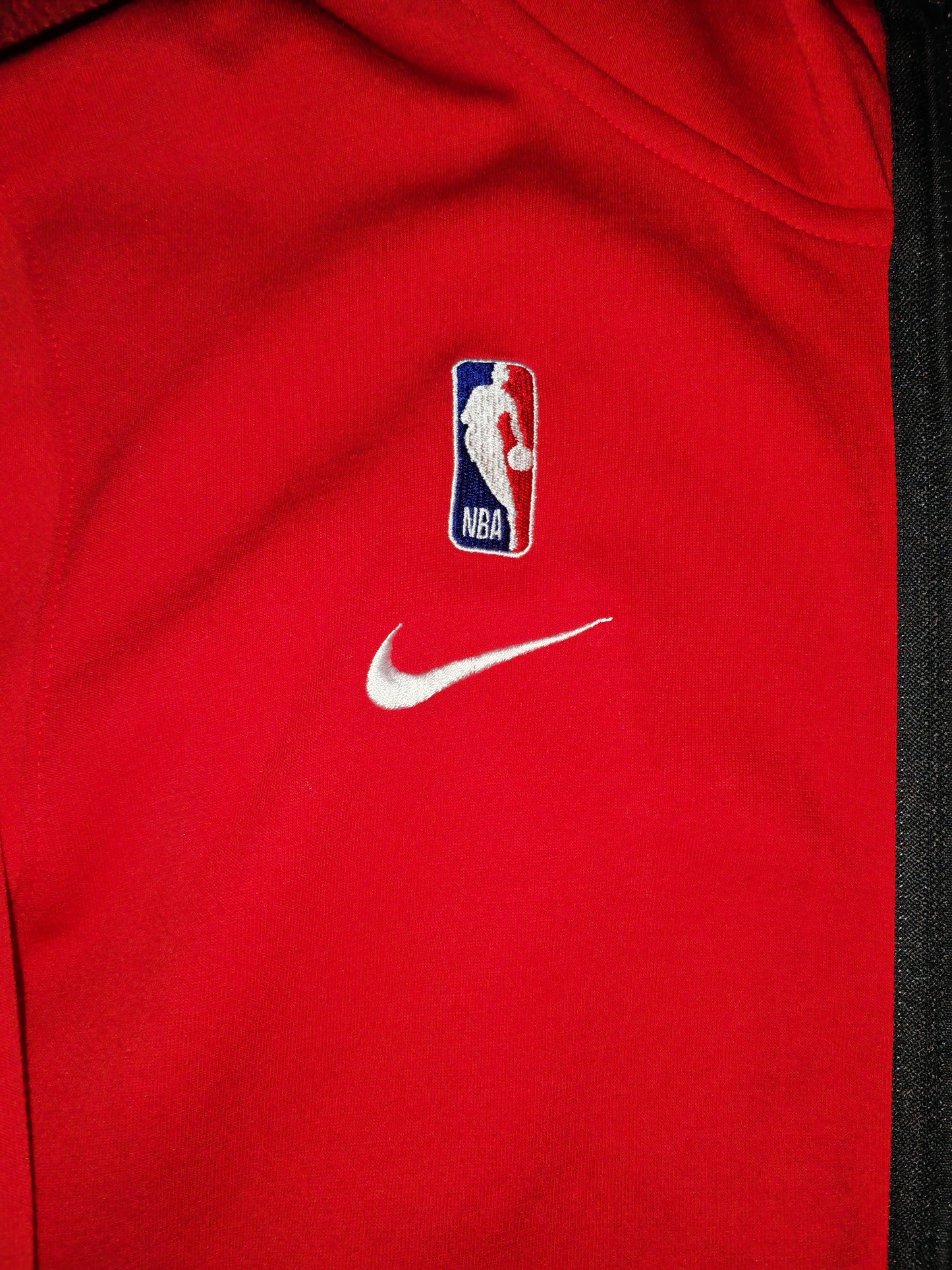 Youth Nike Chicago Bulls Full Zip, Sideline Hoodie, Red, Size YXL