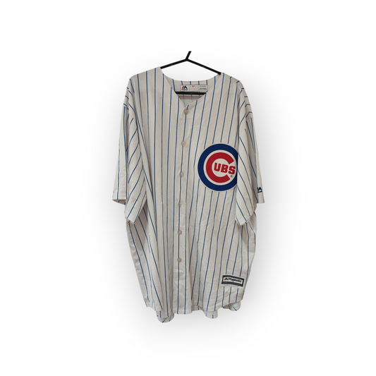 Majestic Chicago Cubs MLB Jersey, #17 Bryant, White, Size XXL