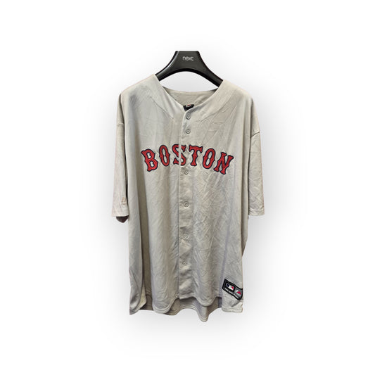 Majestic Boston Red Sox MLB Jersey, Grey, Size XXL