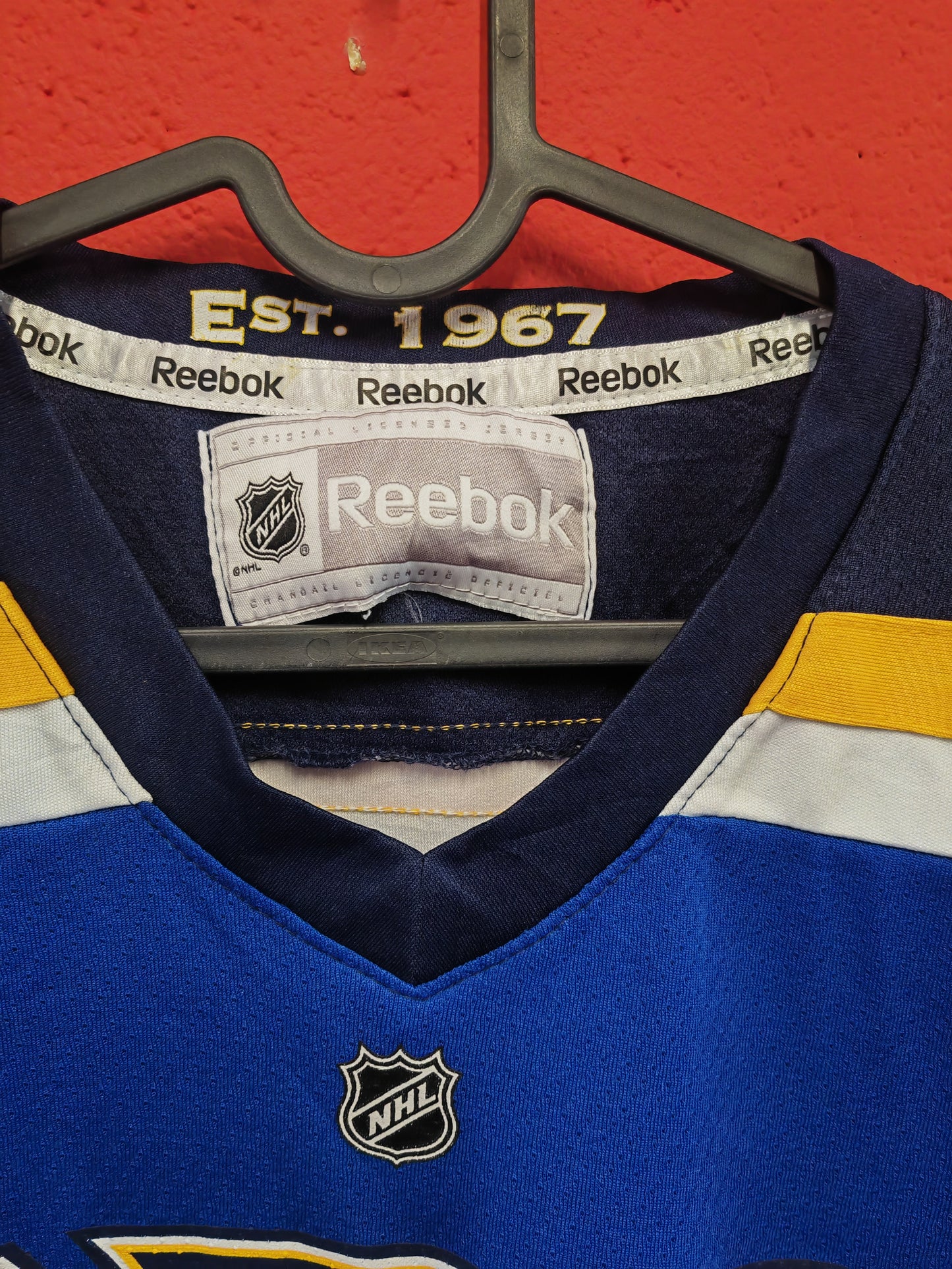 Youth Reebok St Louis Blues NHL Hockey Jersey, #74 Oshie, Blue, Size YL/XL