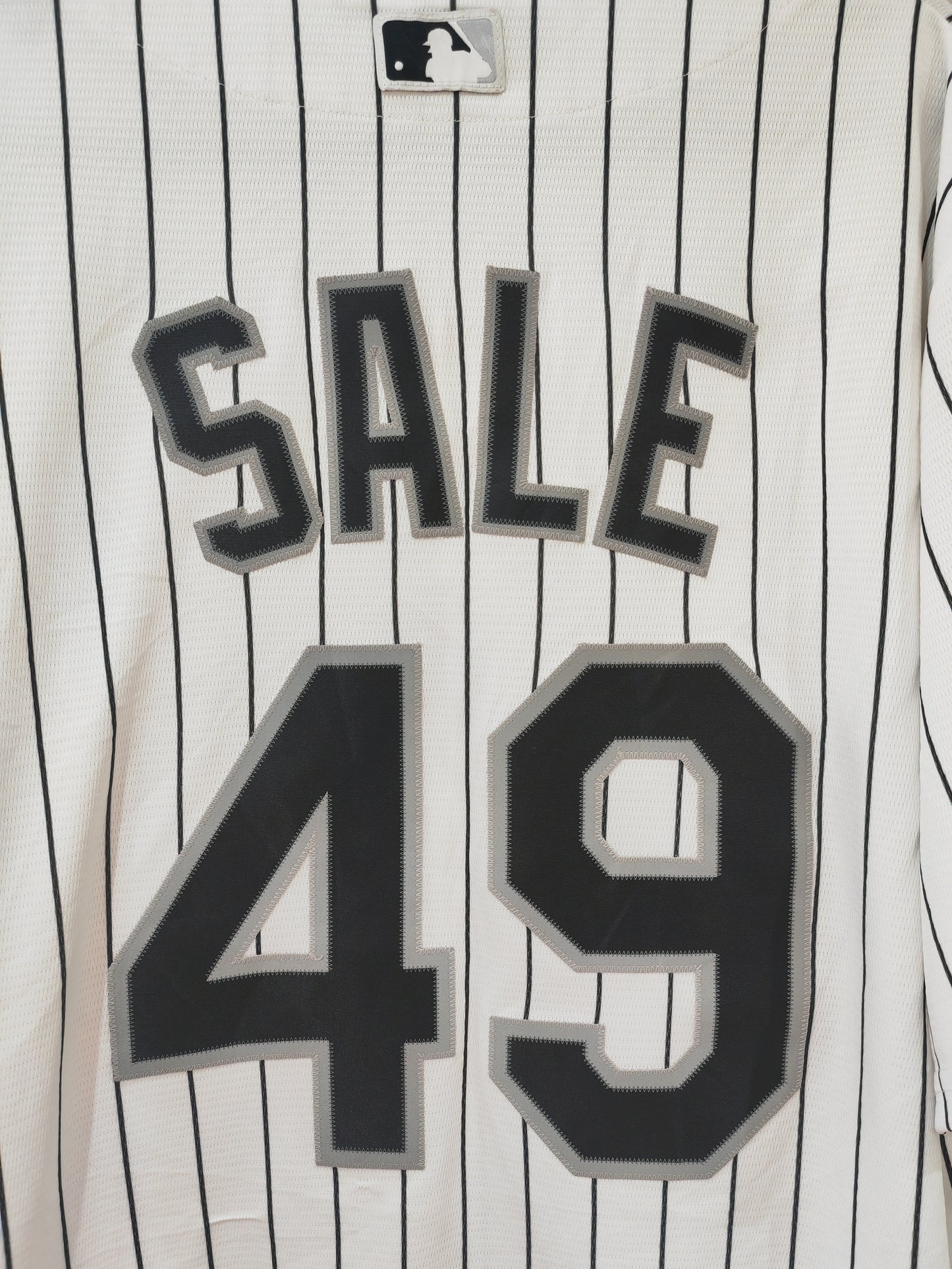 Majestic Chicago White Sox MLB Jersey, #49 Sale, White, Size Large