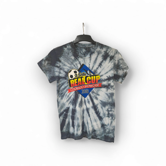 Unbranded (No Label) 2018 25th Real Cup, Tie Dye T Shirt, Grey, Size S/M