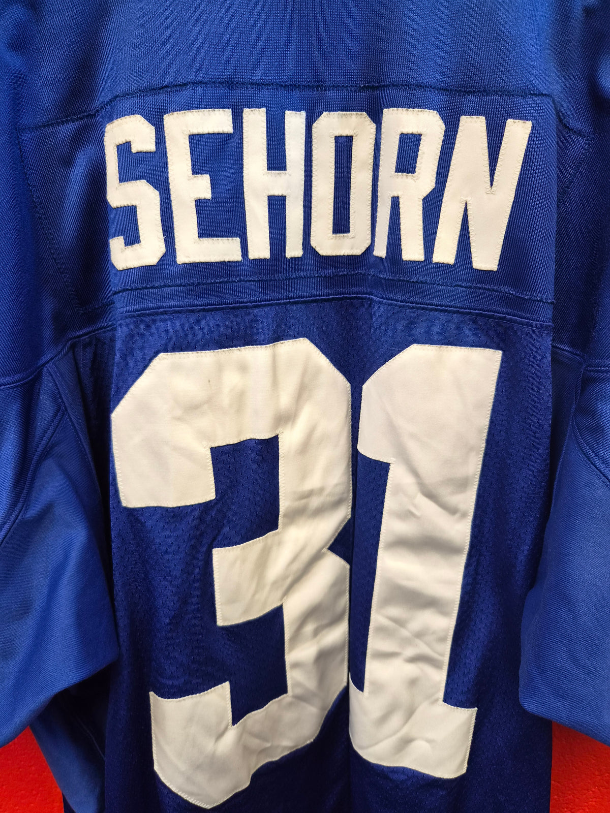 Reebok New York Giants Authentic Tier NFL Jersey, #31 Sehorn, Size 54 XXL