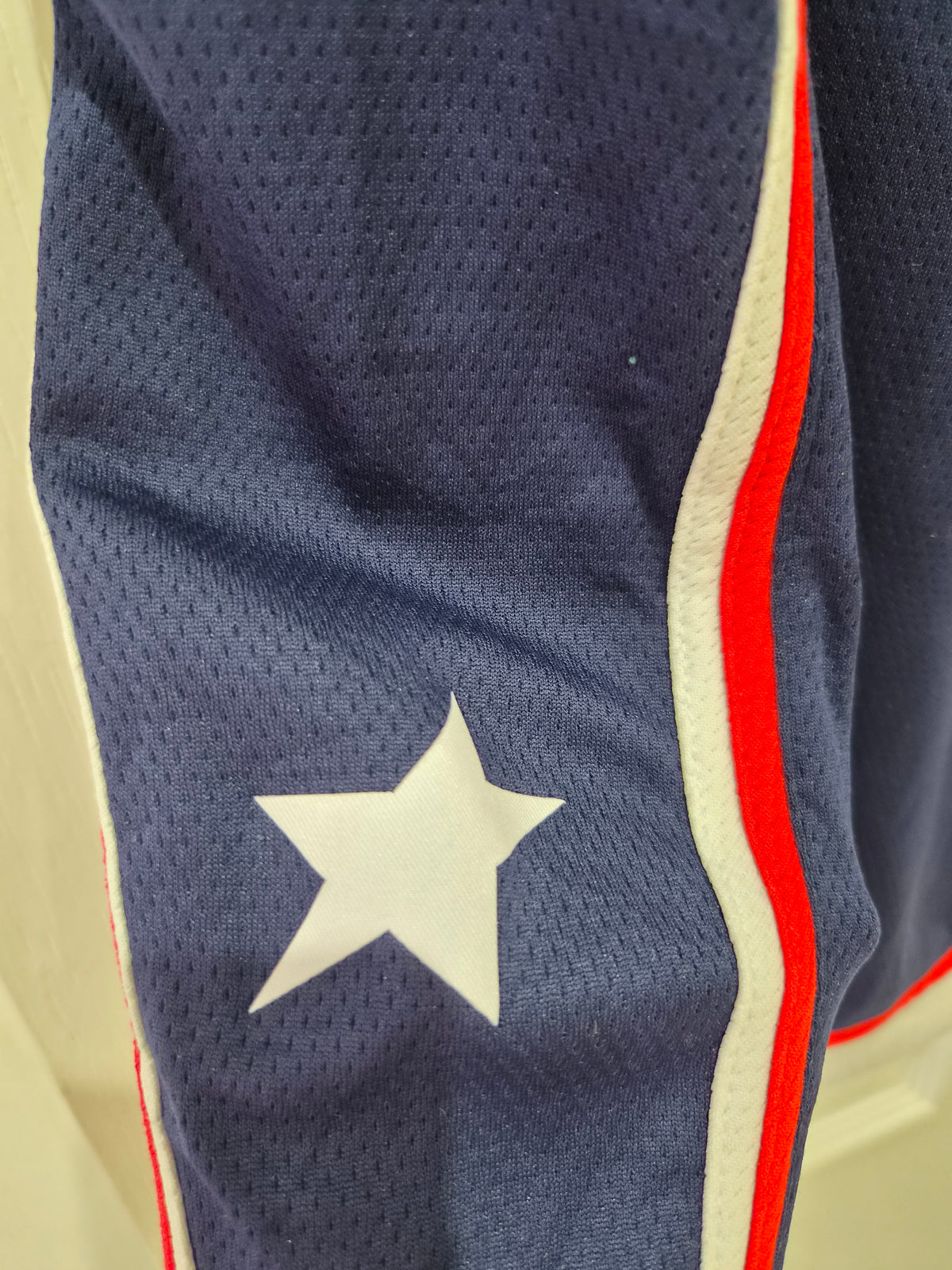 Fanatics Columbus Blue Jackets NHL Hockey Jersey, Navy, Size Small