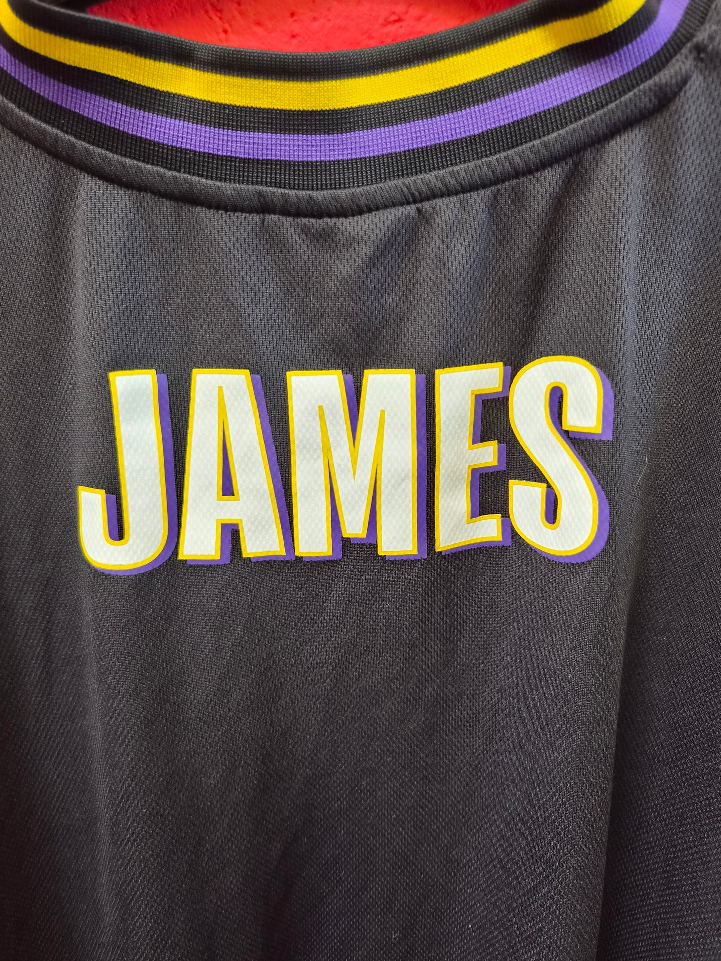 Women's Primark NBA Los Angeles Lakers Jersey Dress, #23 James, Black, Size XXL
