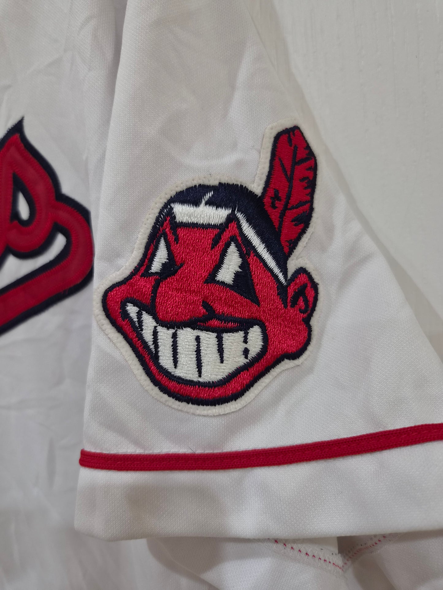 Majestic Cleveland Indians/Guardians MLB Jersey, #13 Vizquel, White, Size XL