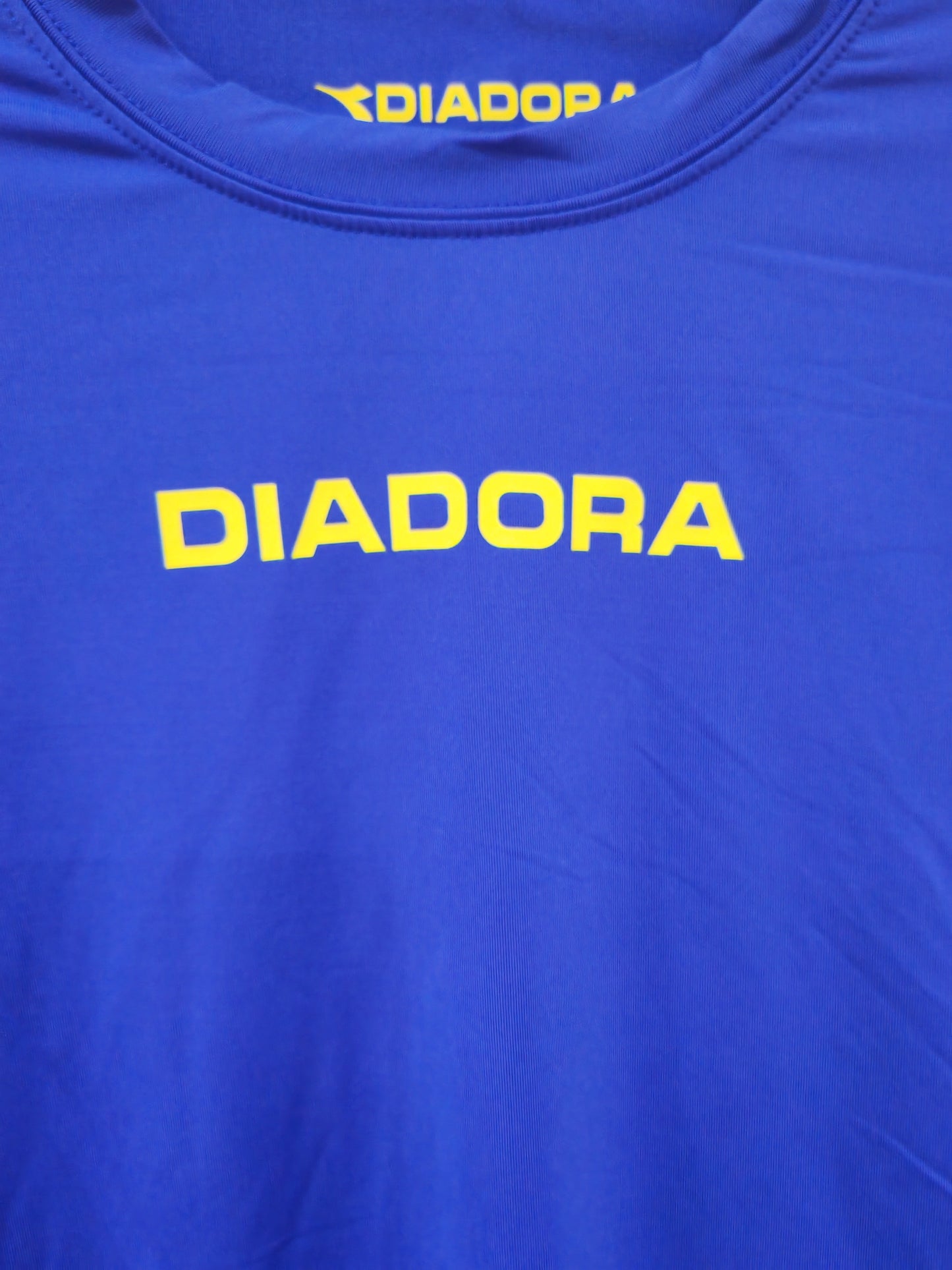 Diadora Long Sleeve Training/Workout Under Armour, Blue, Size Large