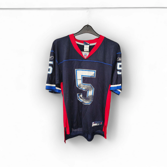 Reebok Buffalo Bills NFL Jersey, #5 Edwards, Navy Blue, Size Medium