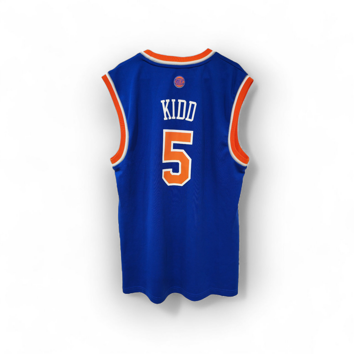 Adidas New York Knicks NBA Jersey, #5 Kidd, Blue, Size Small