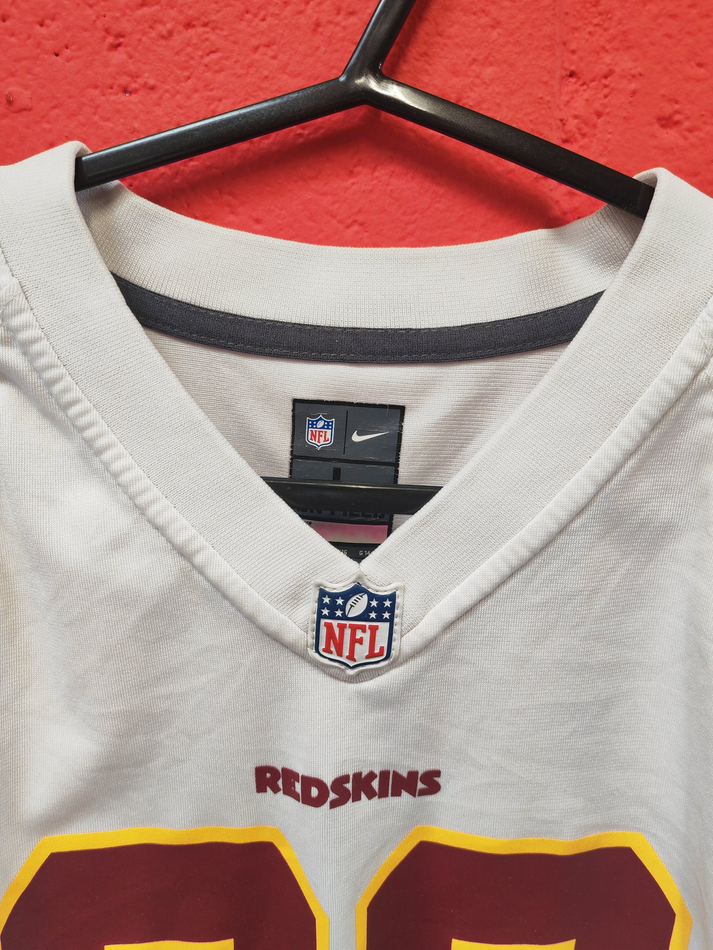 Youth Nike Washington Redskins/Commanders NFL Jersey, #88 Garcon, White, Size YL