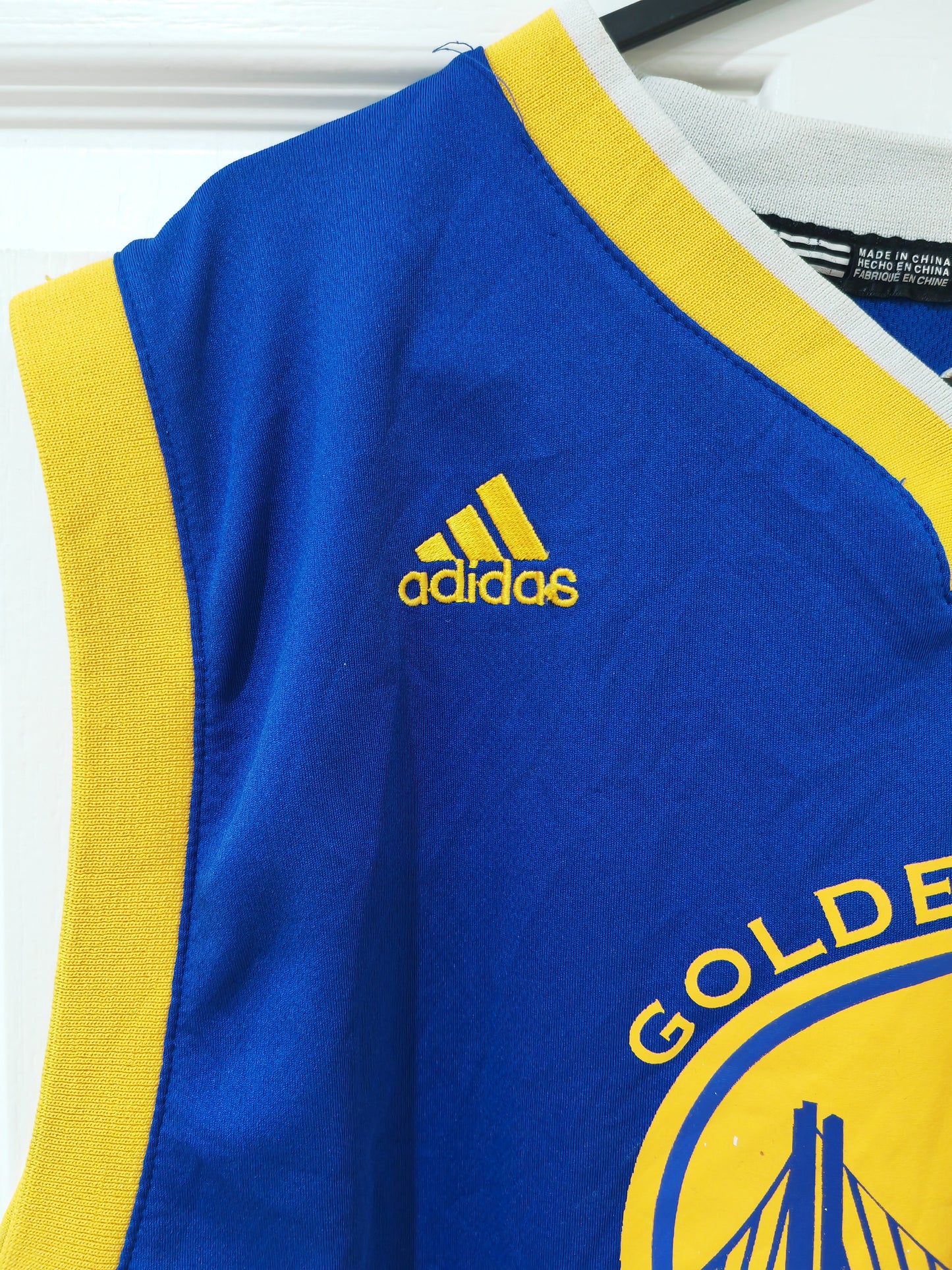 Youth Adidas Golden State Warriors NBA Jersey, #30 Curry, Blue, Size YXL