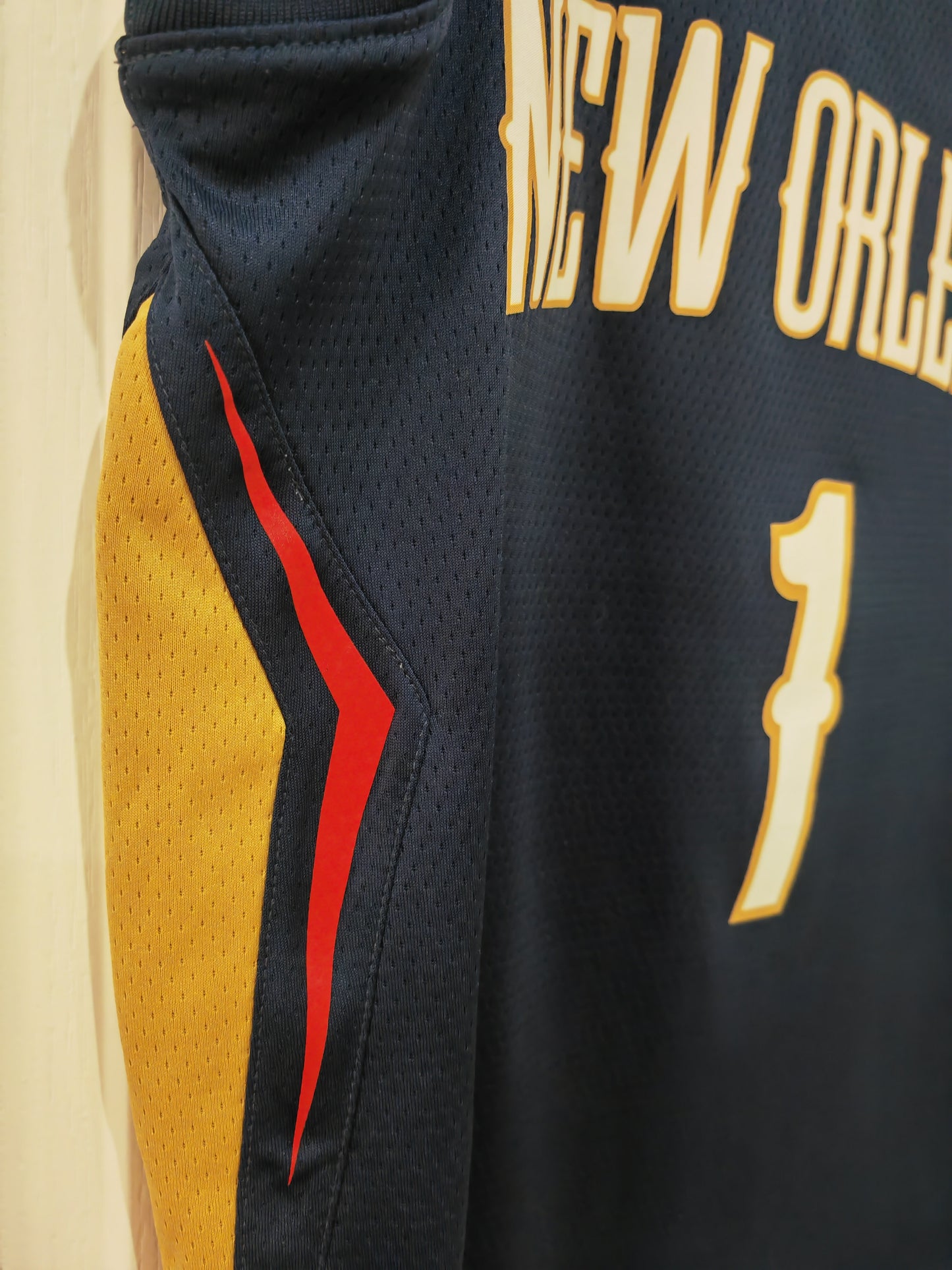 Nike New Orleans Pelicans NBA Jersey, #1 Williamson, Navy Blue, Size Medium