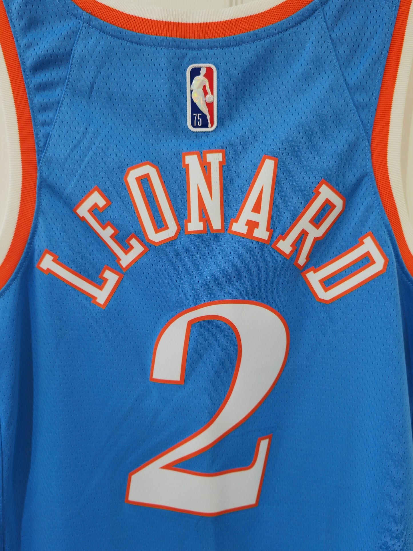 Nike Los Angeles Clippers NBA City Edition Jersey, #2 Leonard, Blue, Size Medium