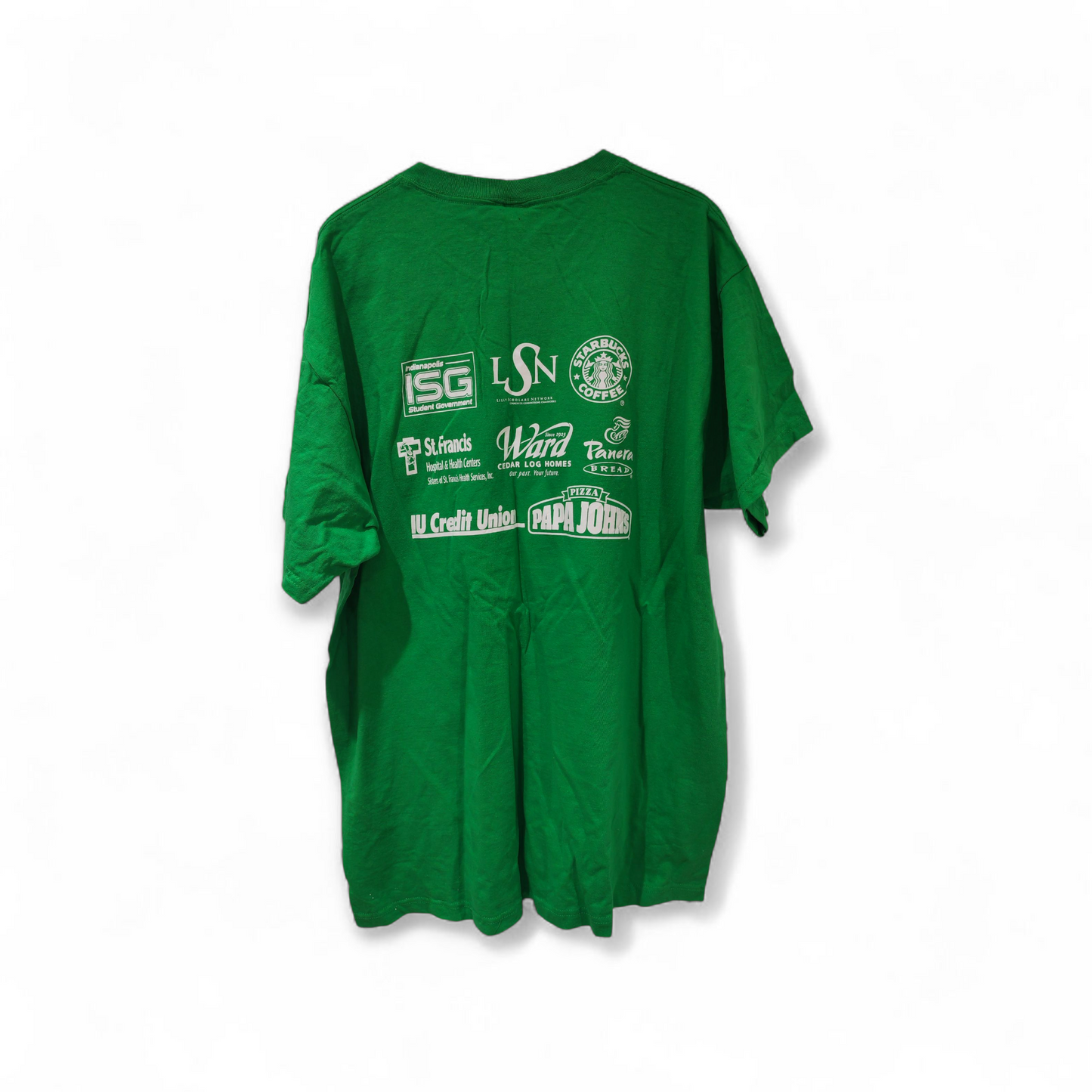 Fruit Of The Loom University Of Indianapolis T Shirt, Green, Size XL