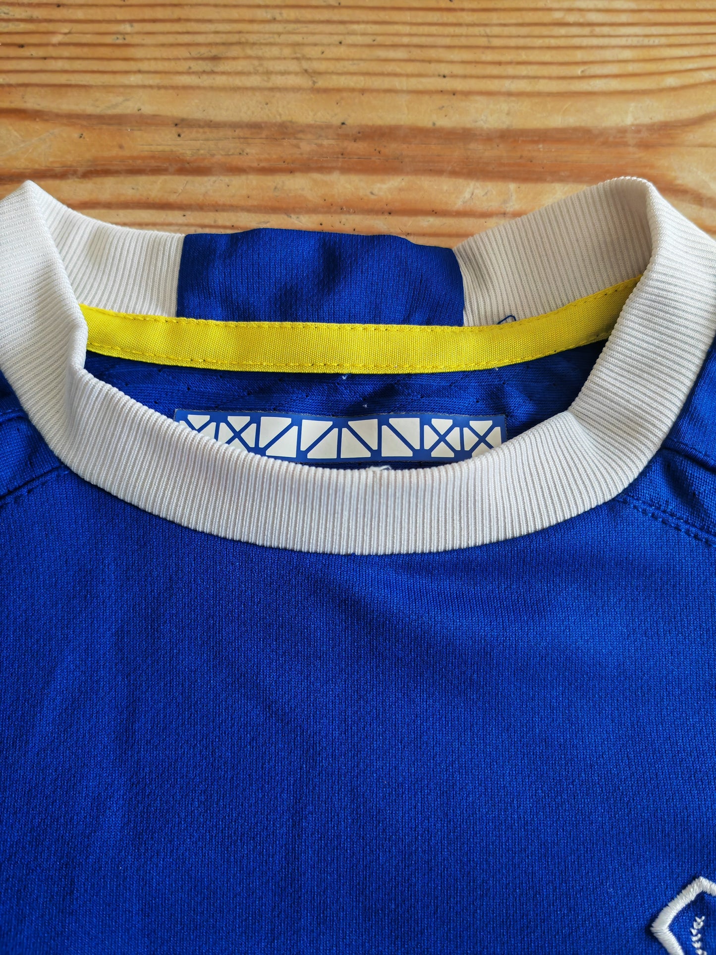 Youth Umbro Everton FC Short Sleeve Football Shirt, Blue, Size YM