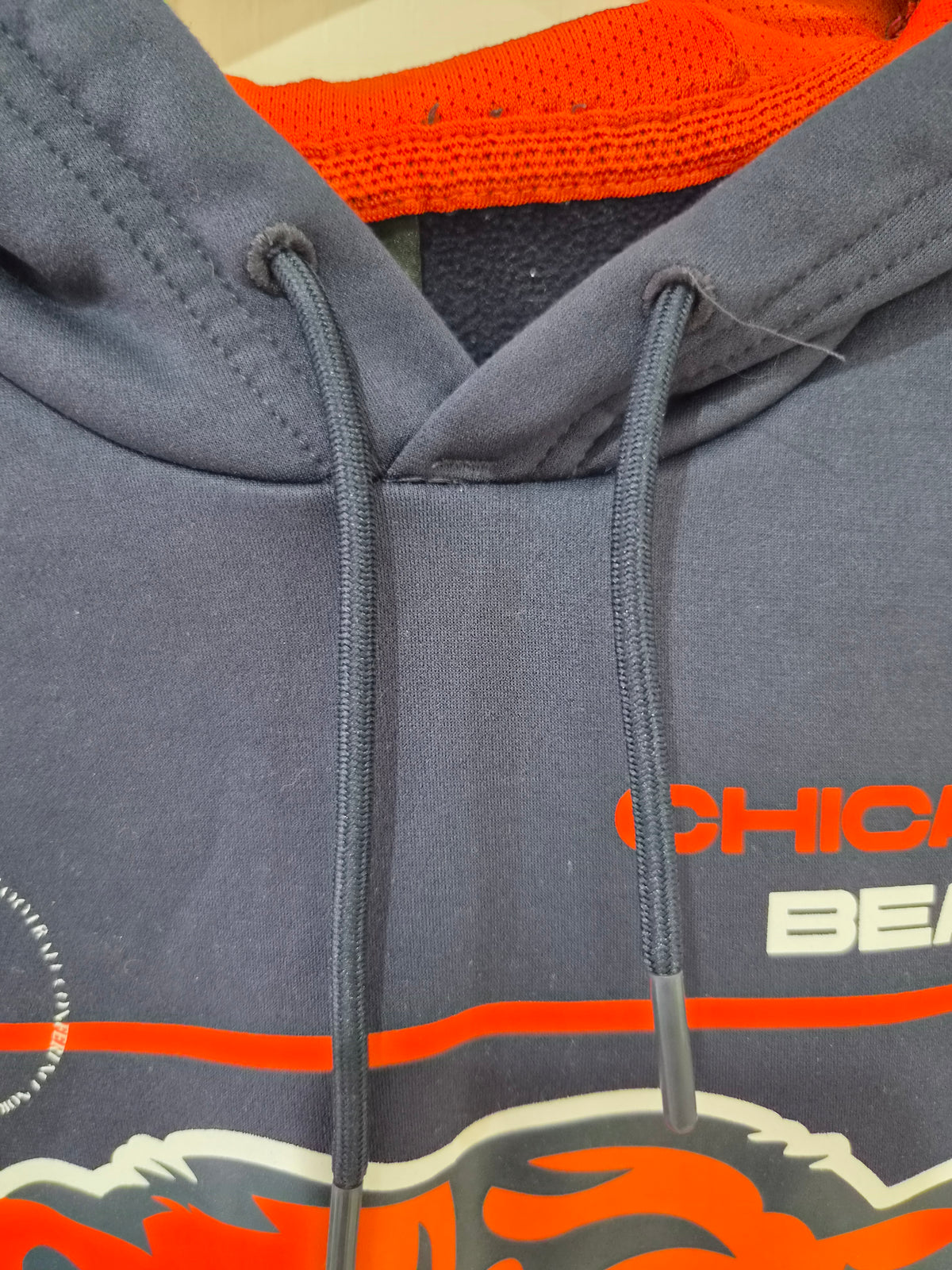 Nike Chicago Bears NFL Pullover Hoodie, Navy Blue, Size Medium
