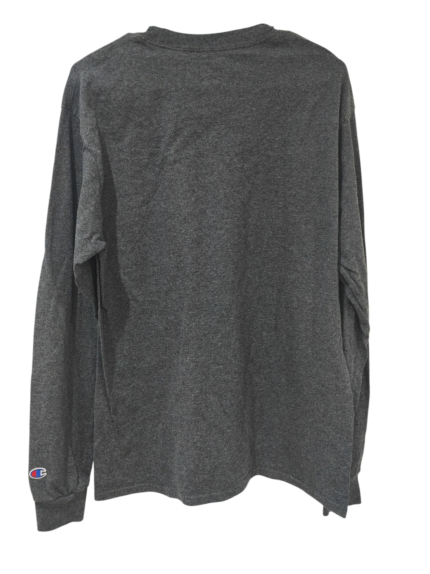 Champion Howard Bison NCAA Long Sleeve T Shirt, Grey, Size Medium