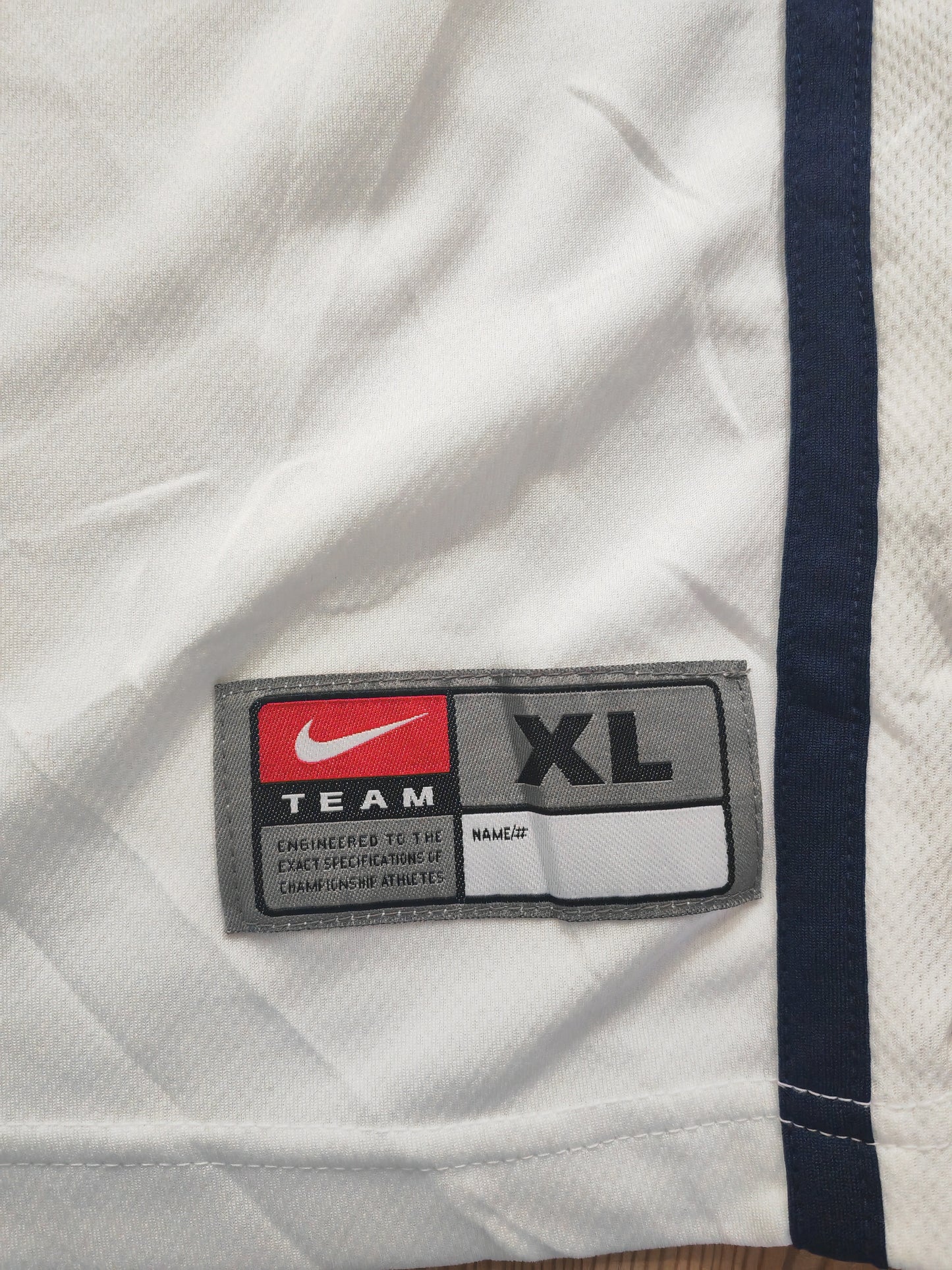 Nike Pittsburgh Panthers NCAA Basketball Jersey, #12, White, Size XL