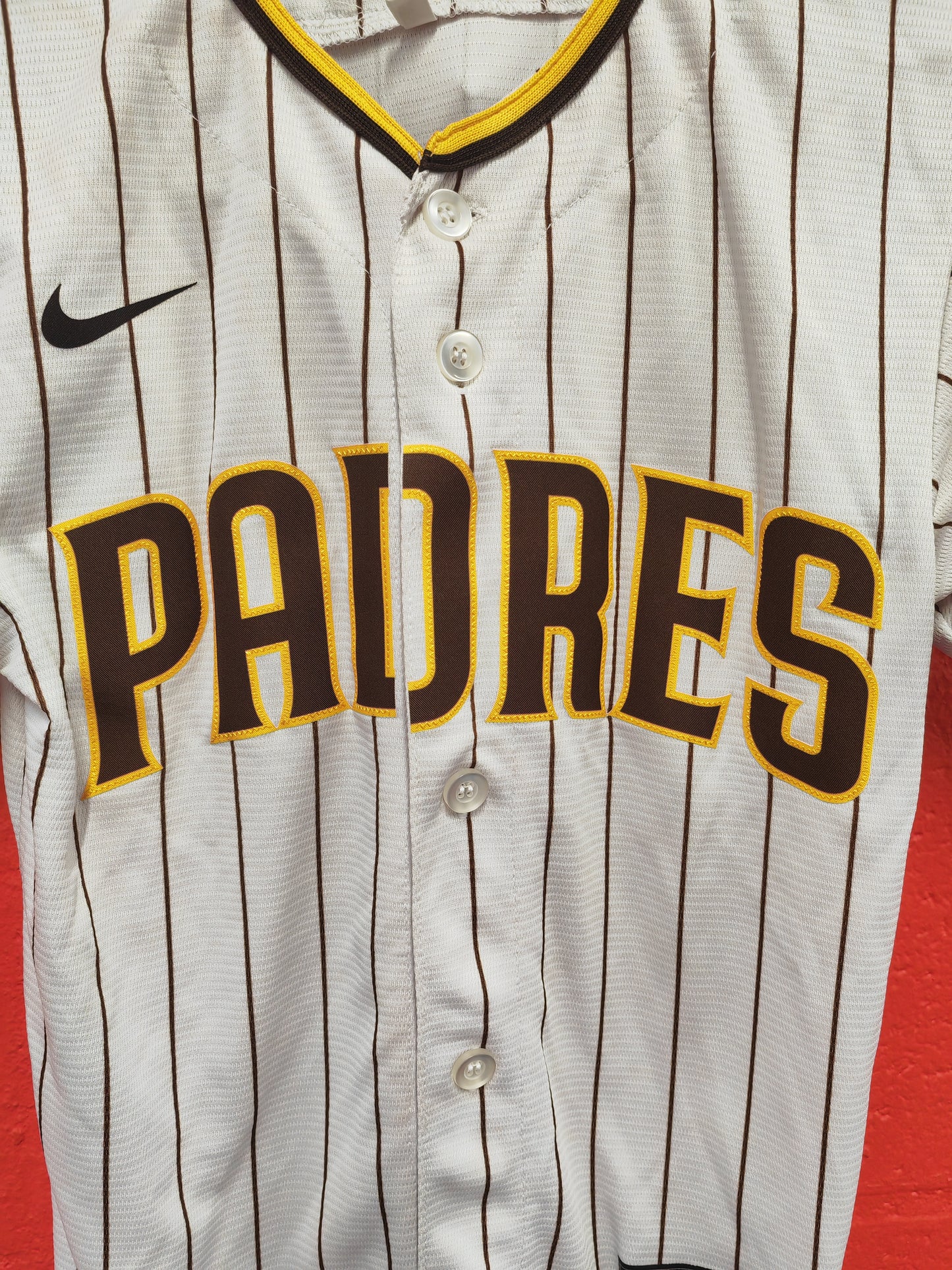 Youth Nike San Diego Padres MLB Baseball Jersey, #13 Machado, White, Youth Small