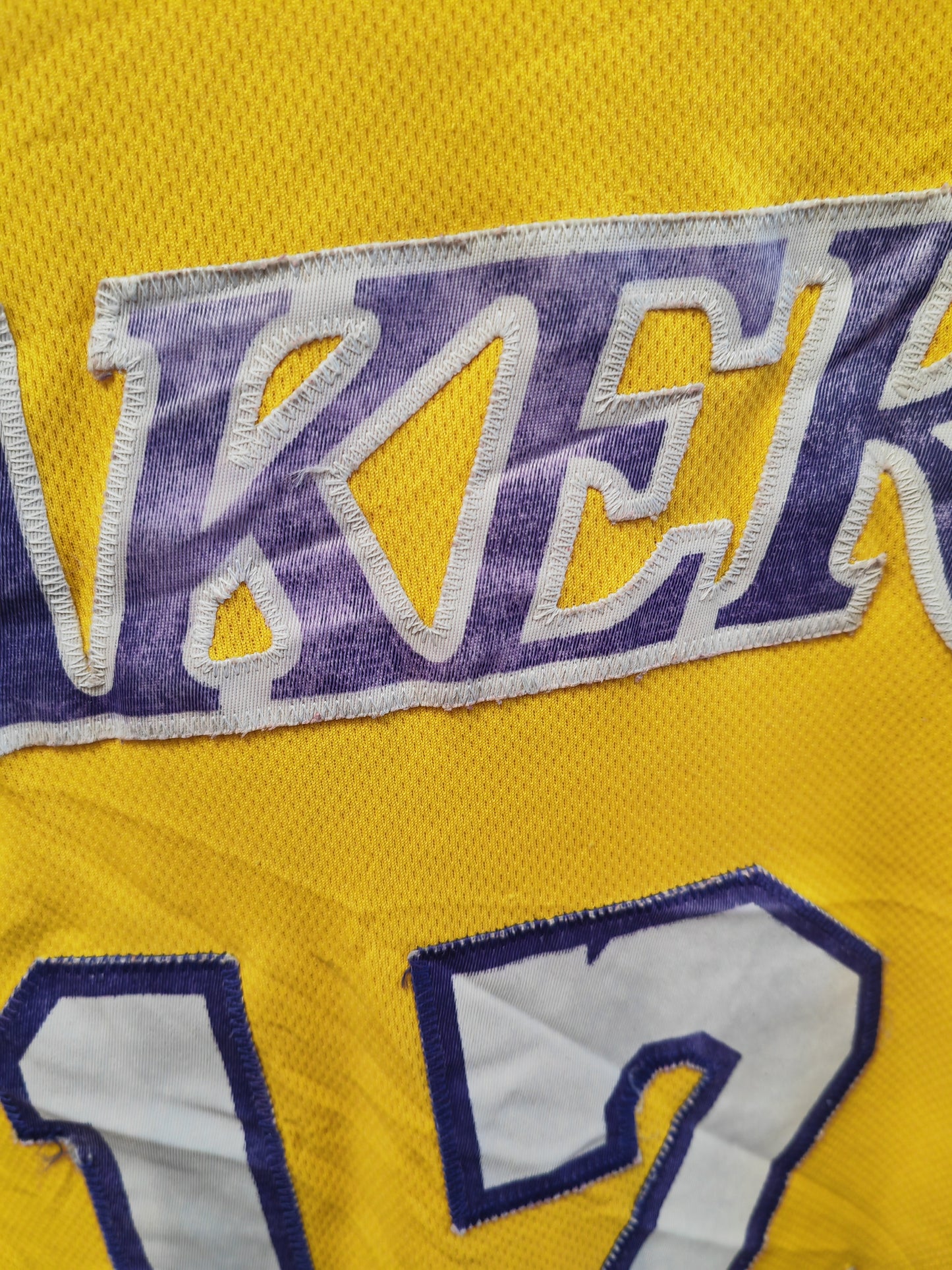 Adidas Los Angeles Lakers NBA Jersey, #12 Howard, Yellow, Size Medium+2 Length
