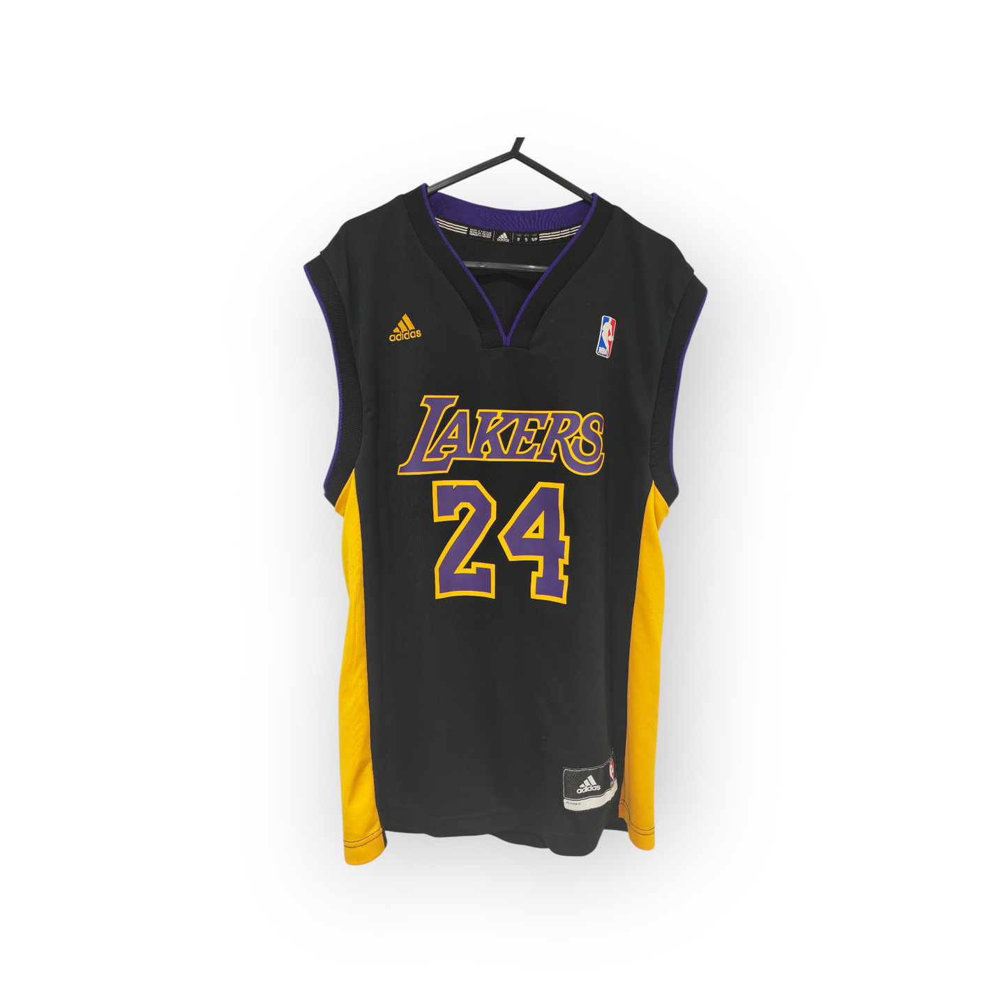 Adidas Los Angeles Lakers Hollywood Nights NBA Jersey, #24 Bryant, Black, Size Small