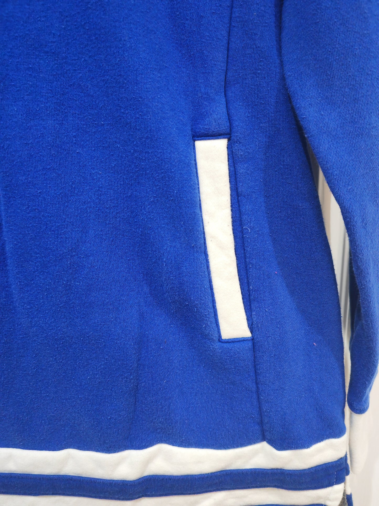 Womens Fanatics Washington Capitals NHL Long Pullover Hoodie, Blue, Size Large