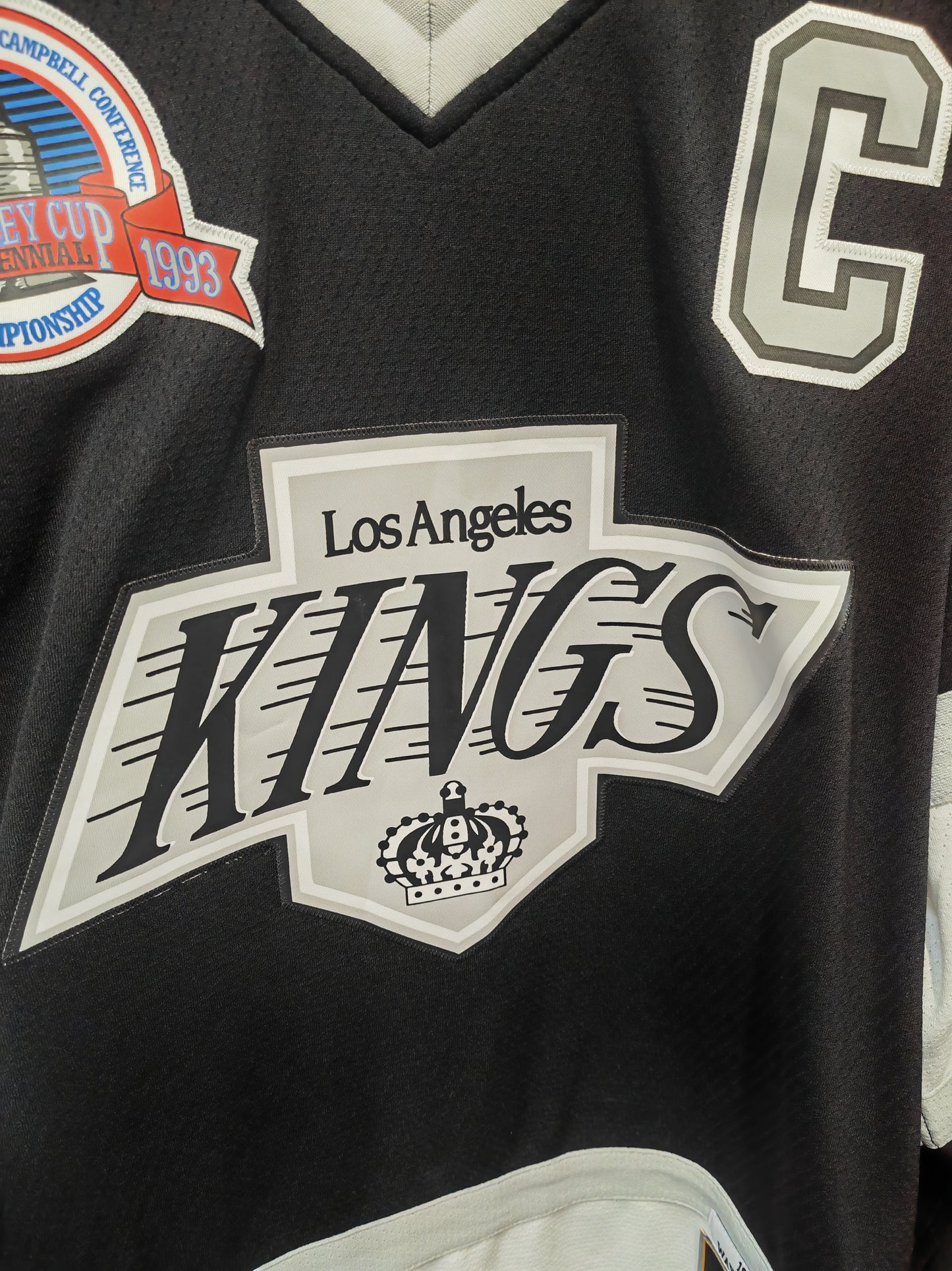Mitchell & Ness Los Angeles Kings 1992-93 Jersey, #99 Gretzky, Black, Size Medium